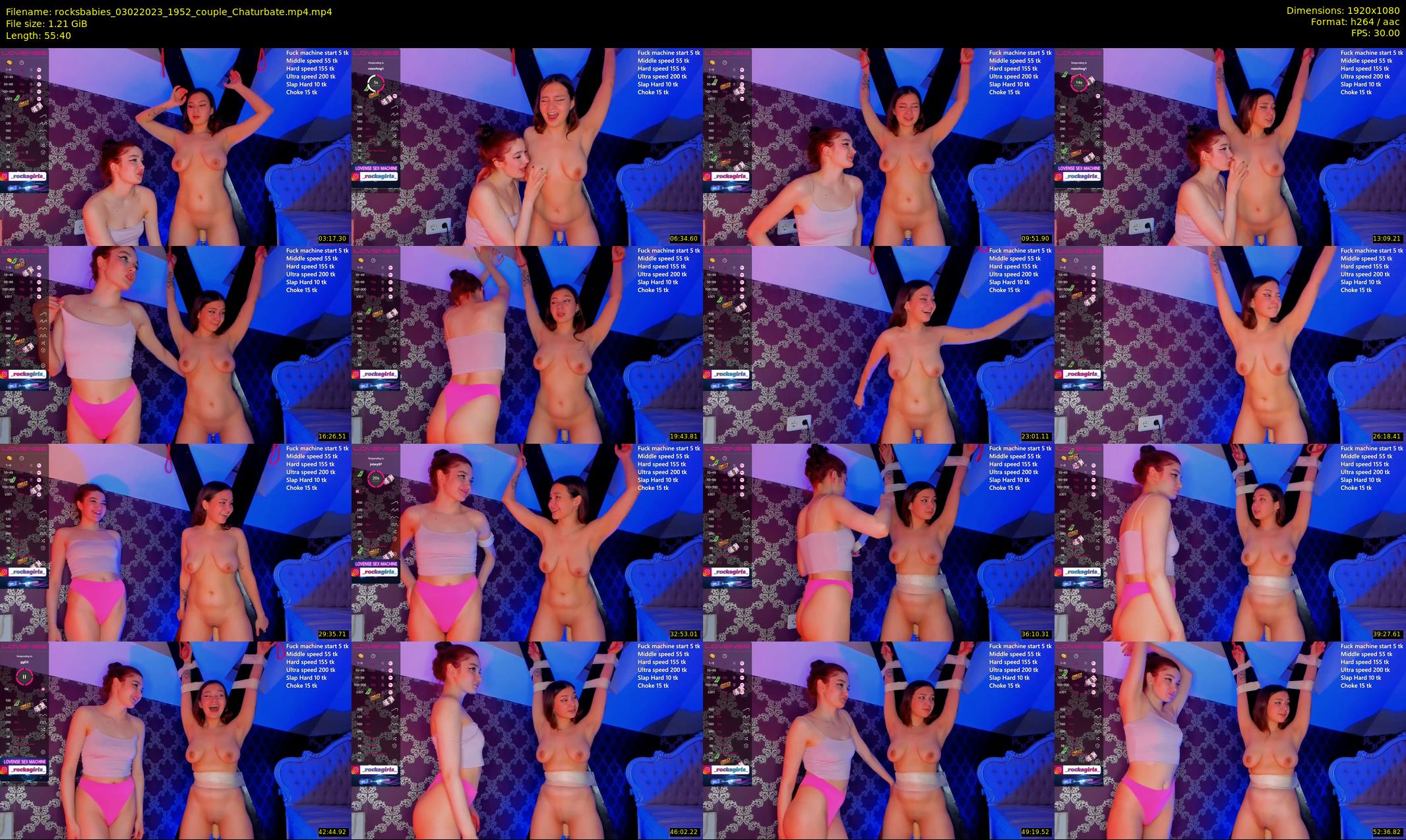 rocksbabies — 56 minute Chaturbate female cam show recording, 1080p, Feb 3, 2023