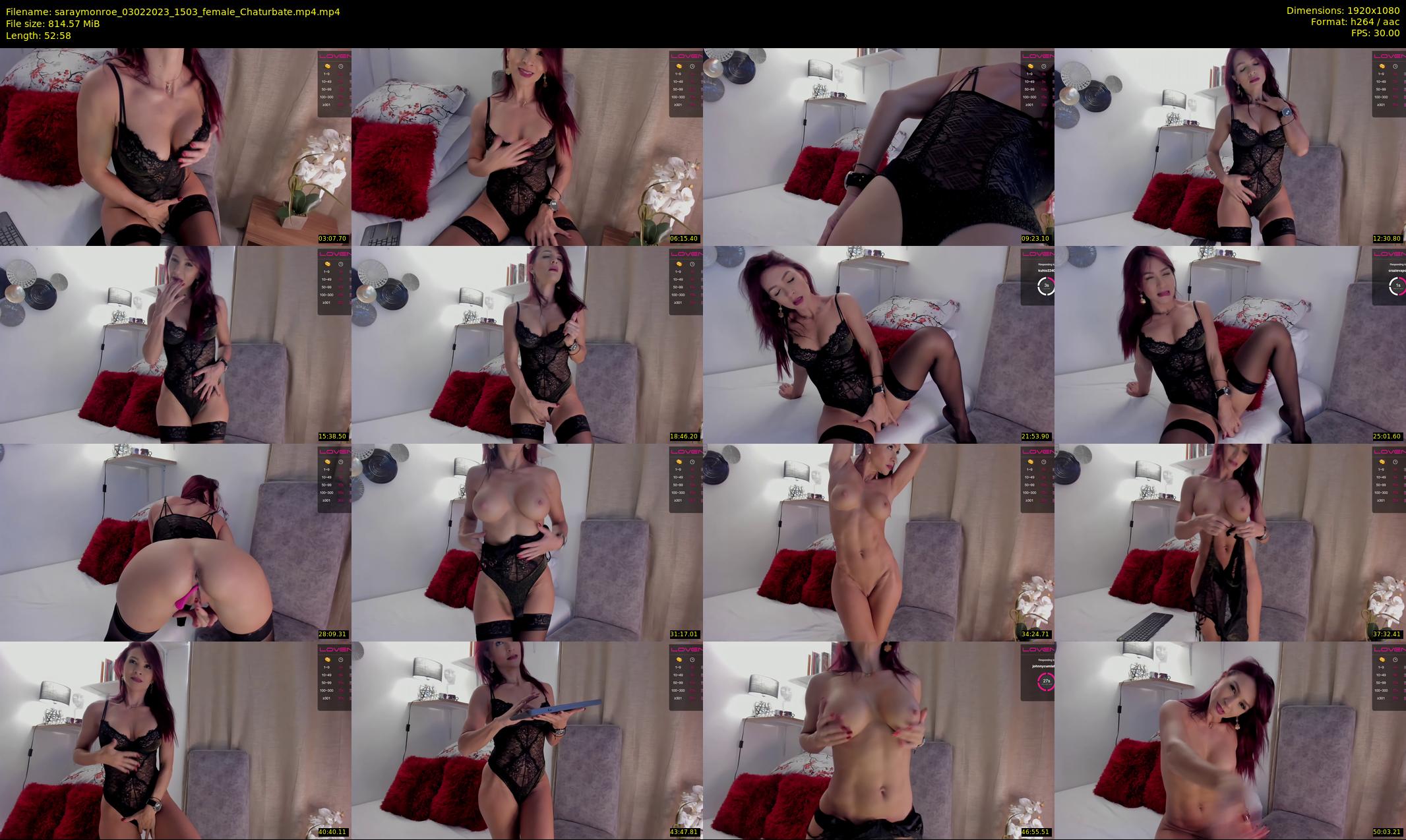 saraymonroe — 53 minute Chaturbate female cam show recording, 1080p, Feb 3, 2023