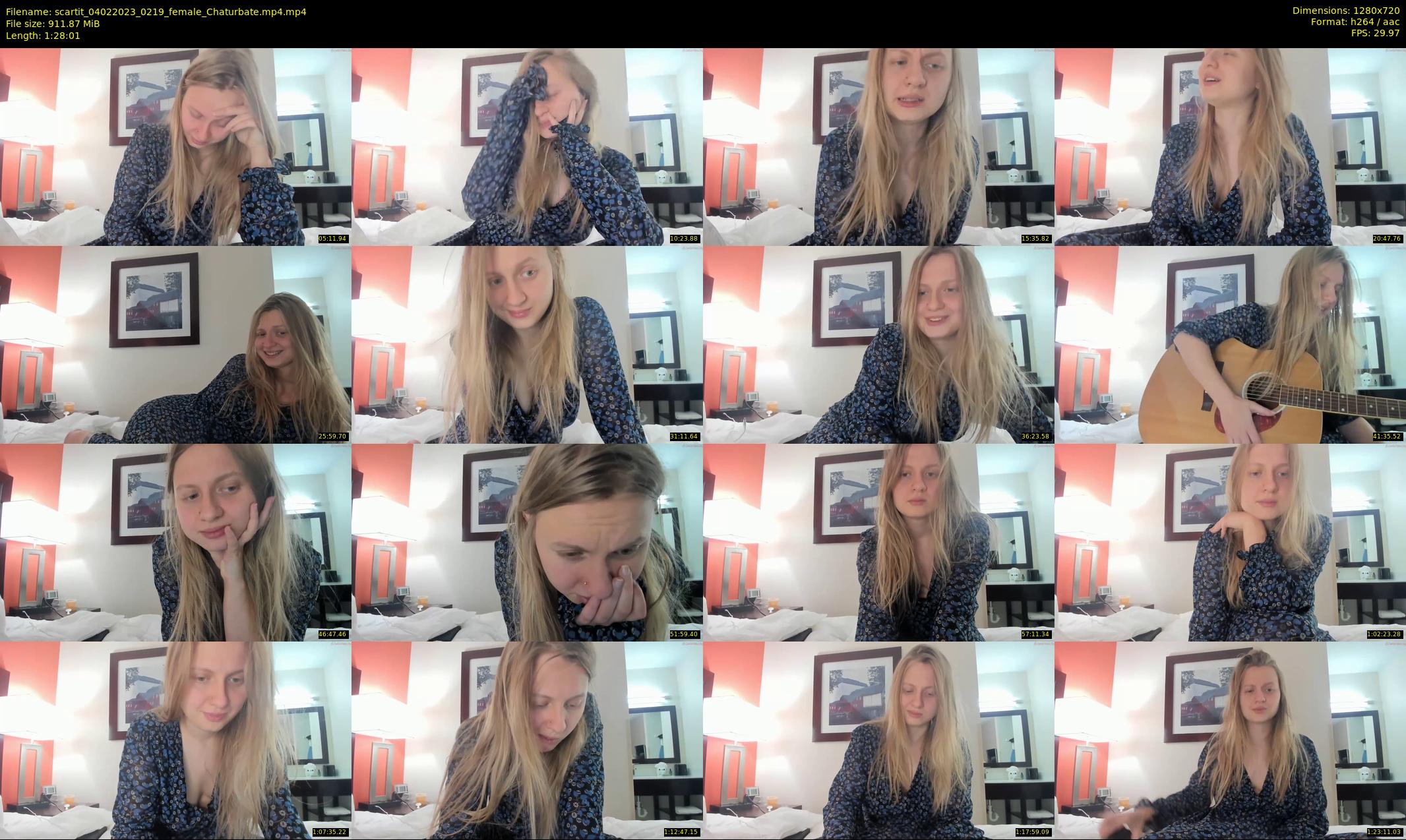 scartit — 89 minute Chaturbate female cam show recording, 720p, Feb 4, 2023