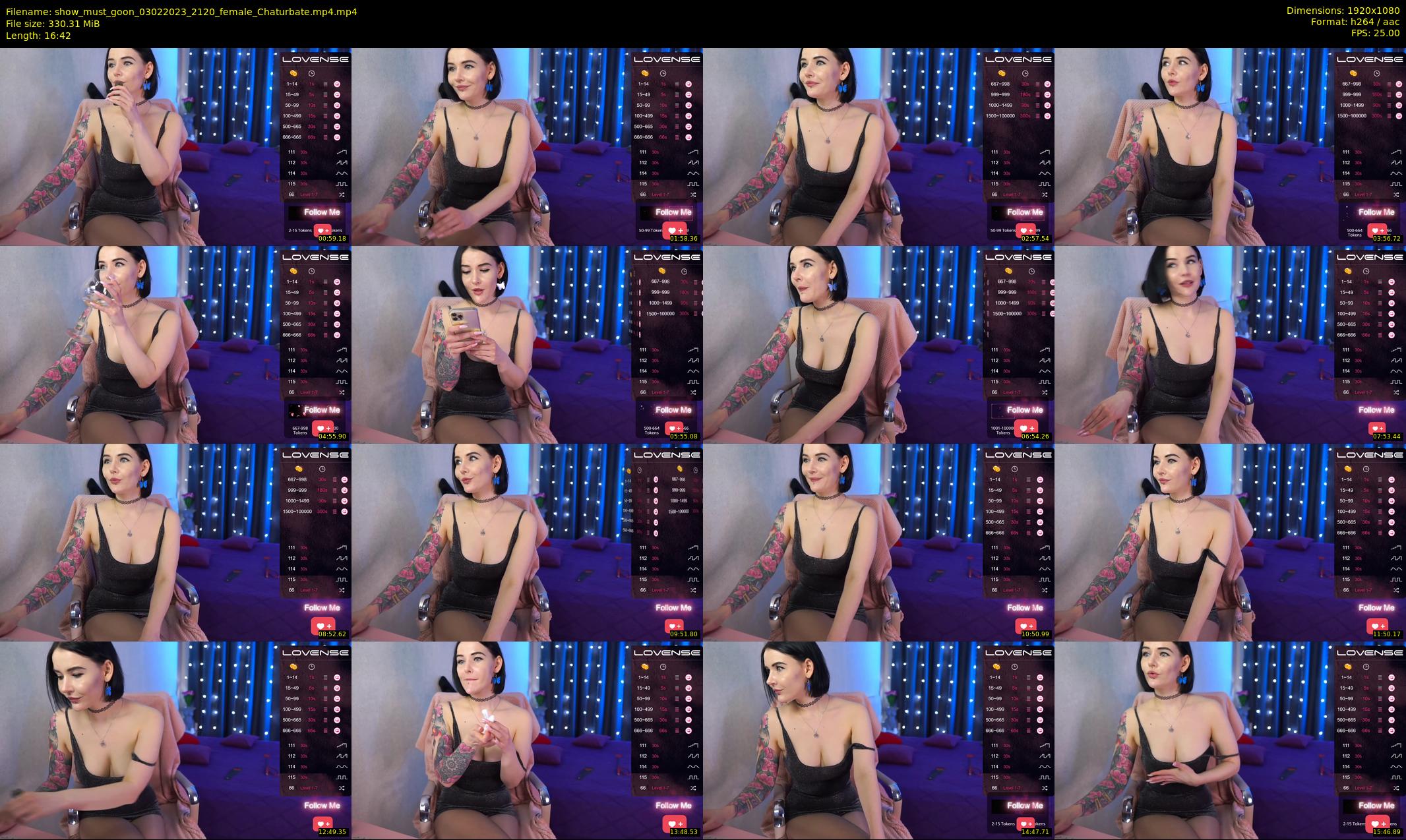 show_must_goon — 17 minute Chaturbate female cam show recording, 1080p, Feb 3, 2023
