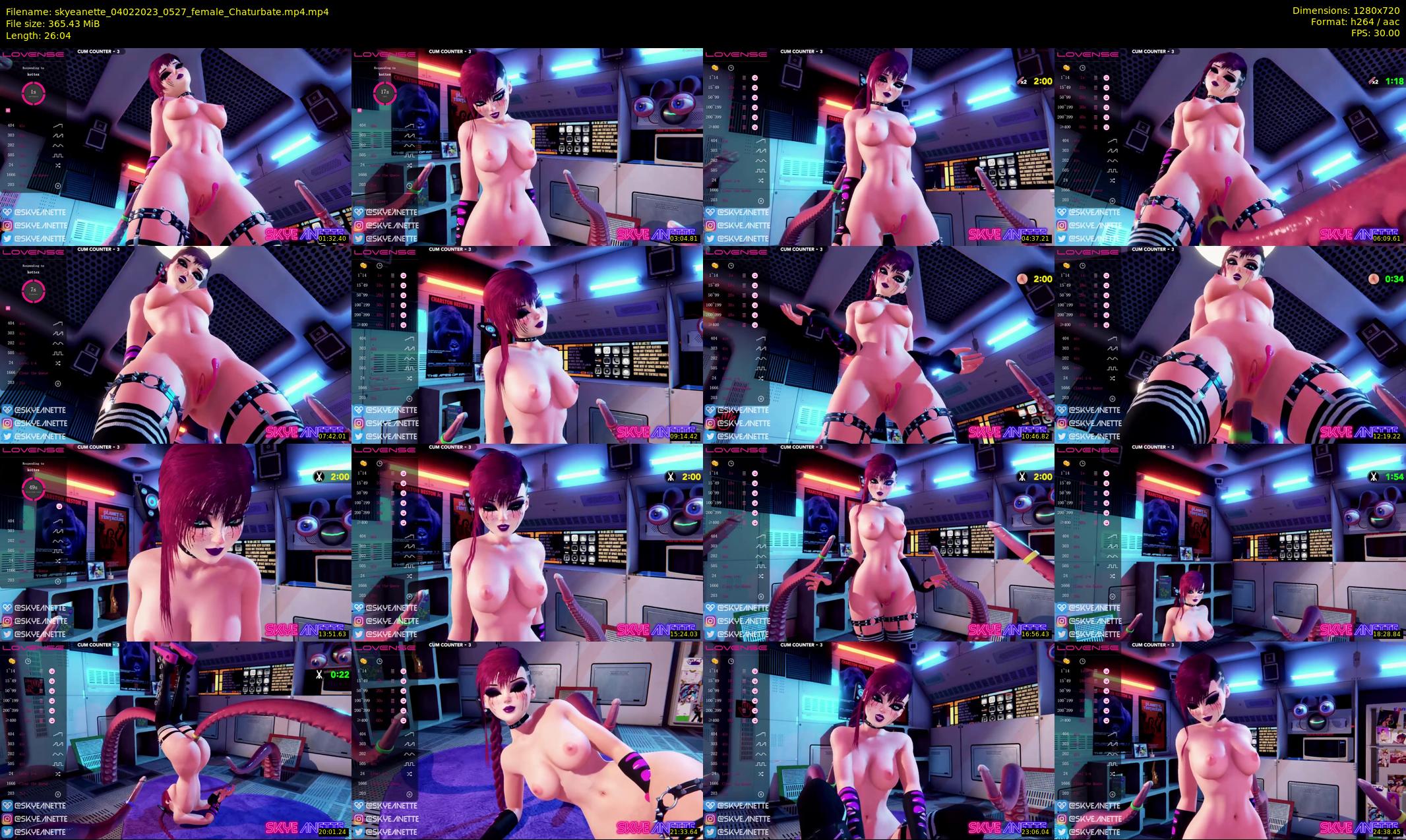 skyeanette — 27 minute Chaturbate female cam show recording, 720p, Feb 4, 2023