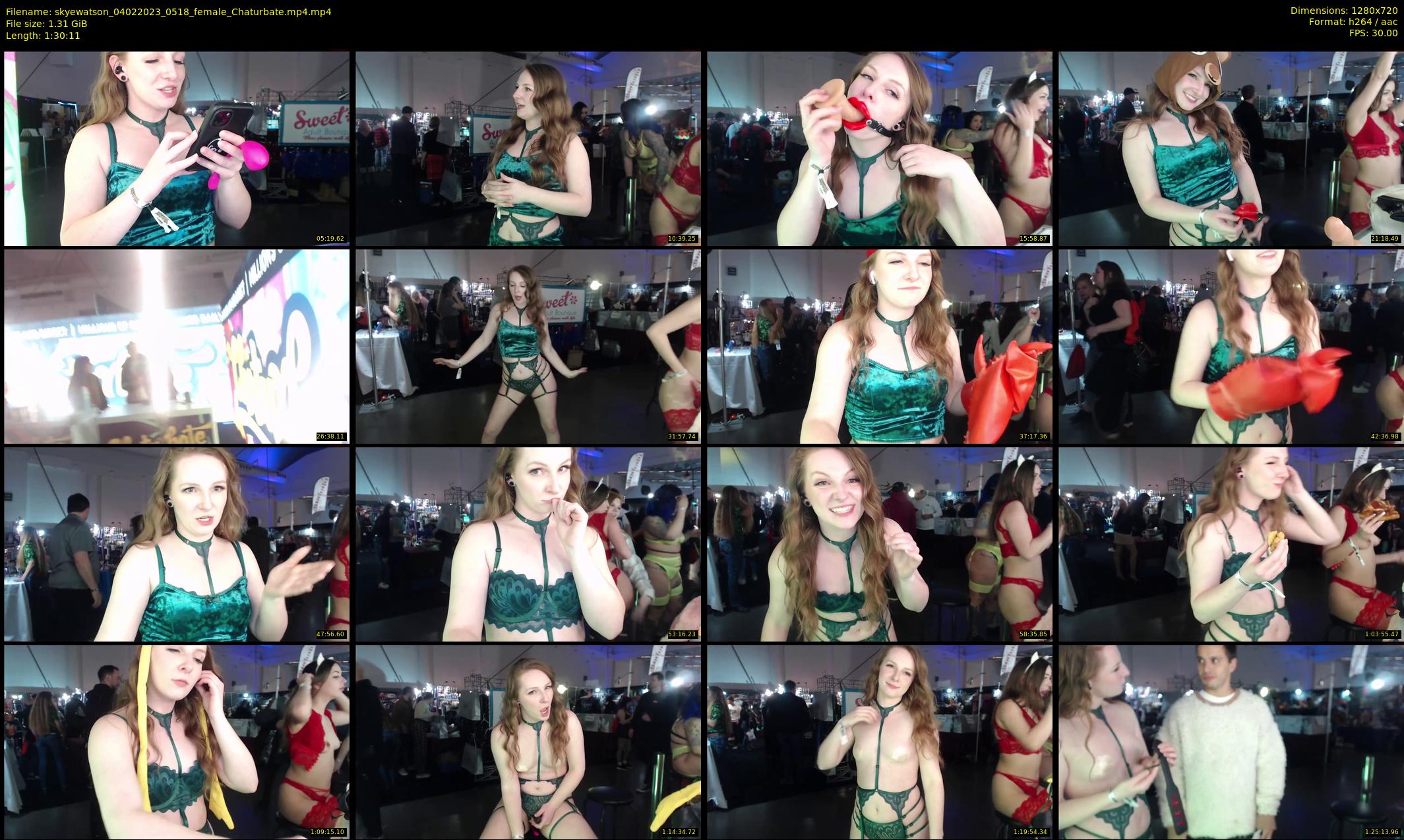 skyewatson — 91 minute Chaturbate female cam show recording, 720p, Feb 4, 2023