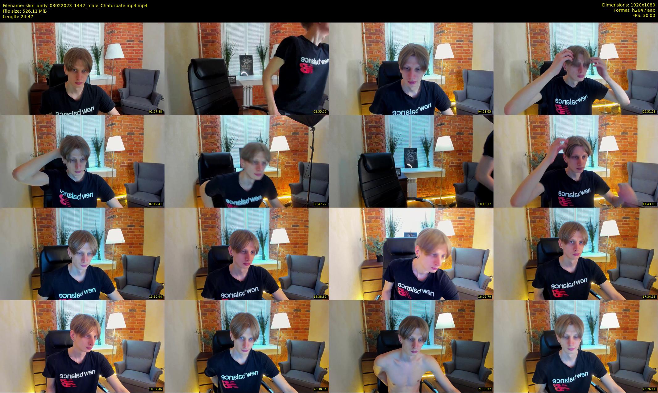slim_andy — 25 minute Chaturbate male cam show recording, 1080p, Feb 3, 2023