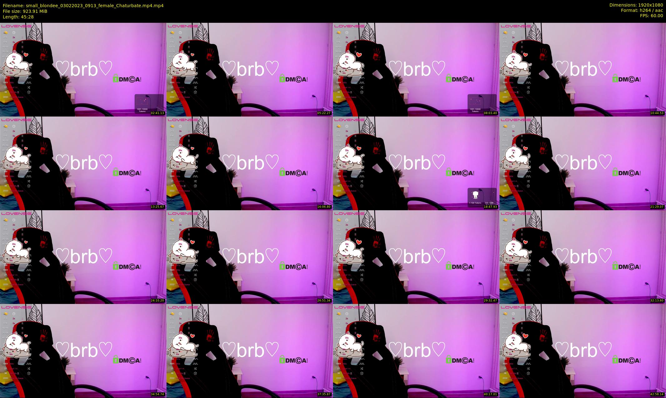 small_blondee — 46 minute Chaturbate female cam show recording, 1080p, Feb 3, 2023