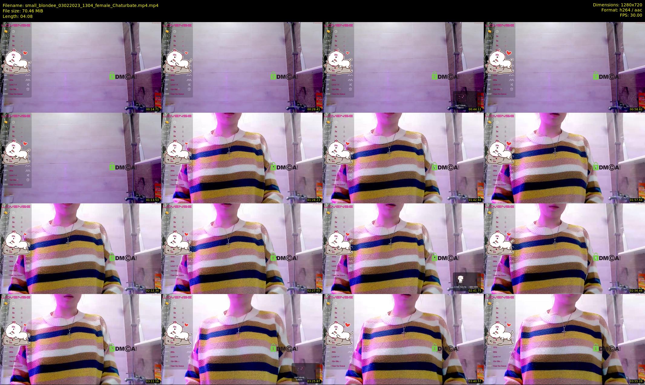 small_blondee — 5 minute Chaturbate female cam show recording, 720p, Feb 3, 2023