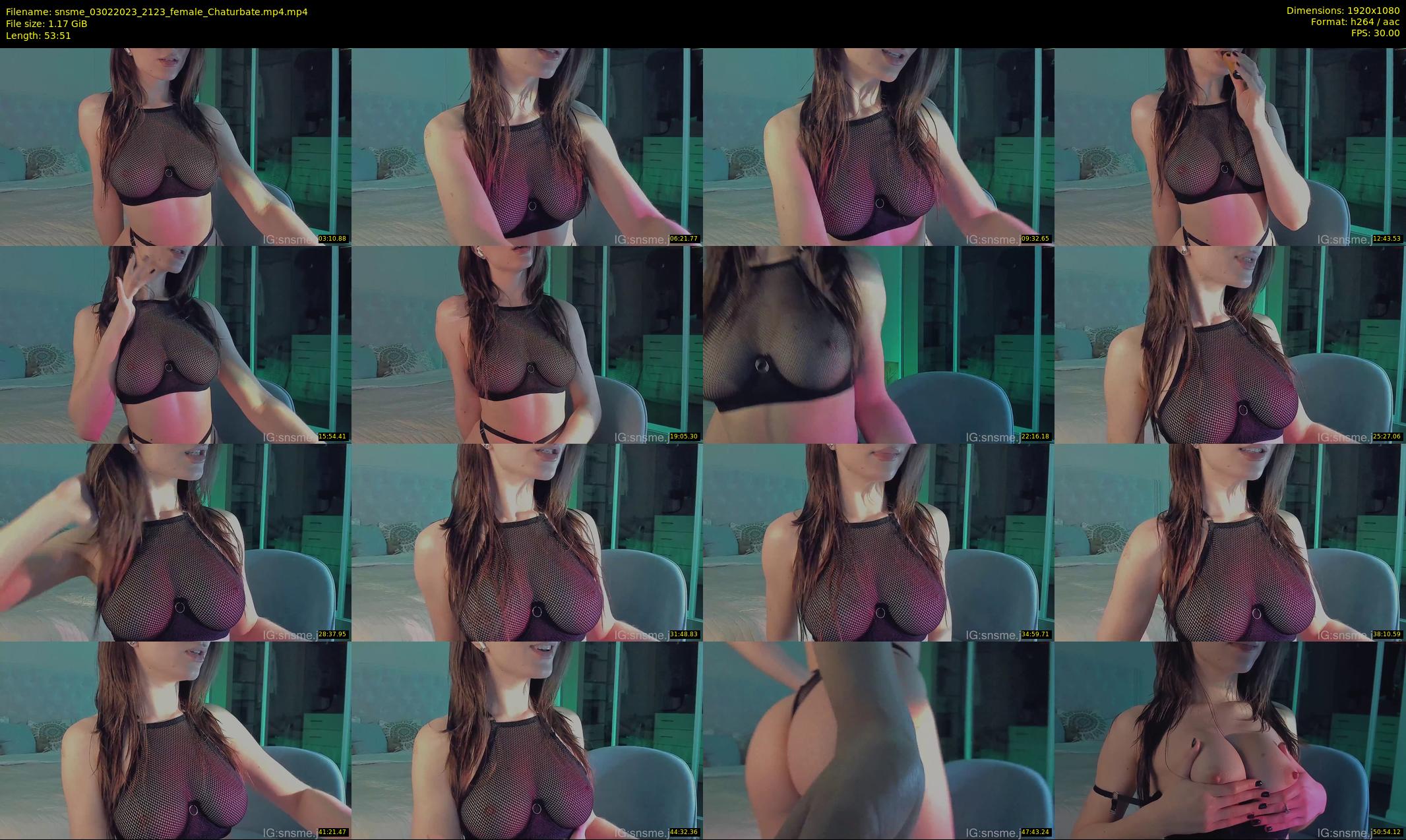 snsme — 54 minute Chaturbate female cam show recording, 1080p, Feb 3, 2023