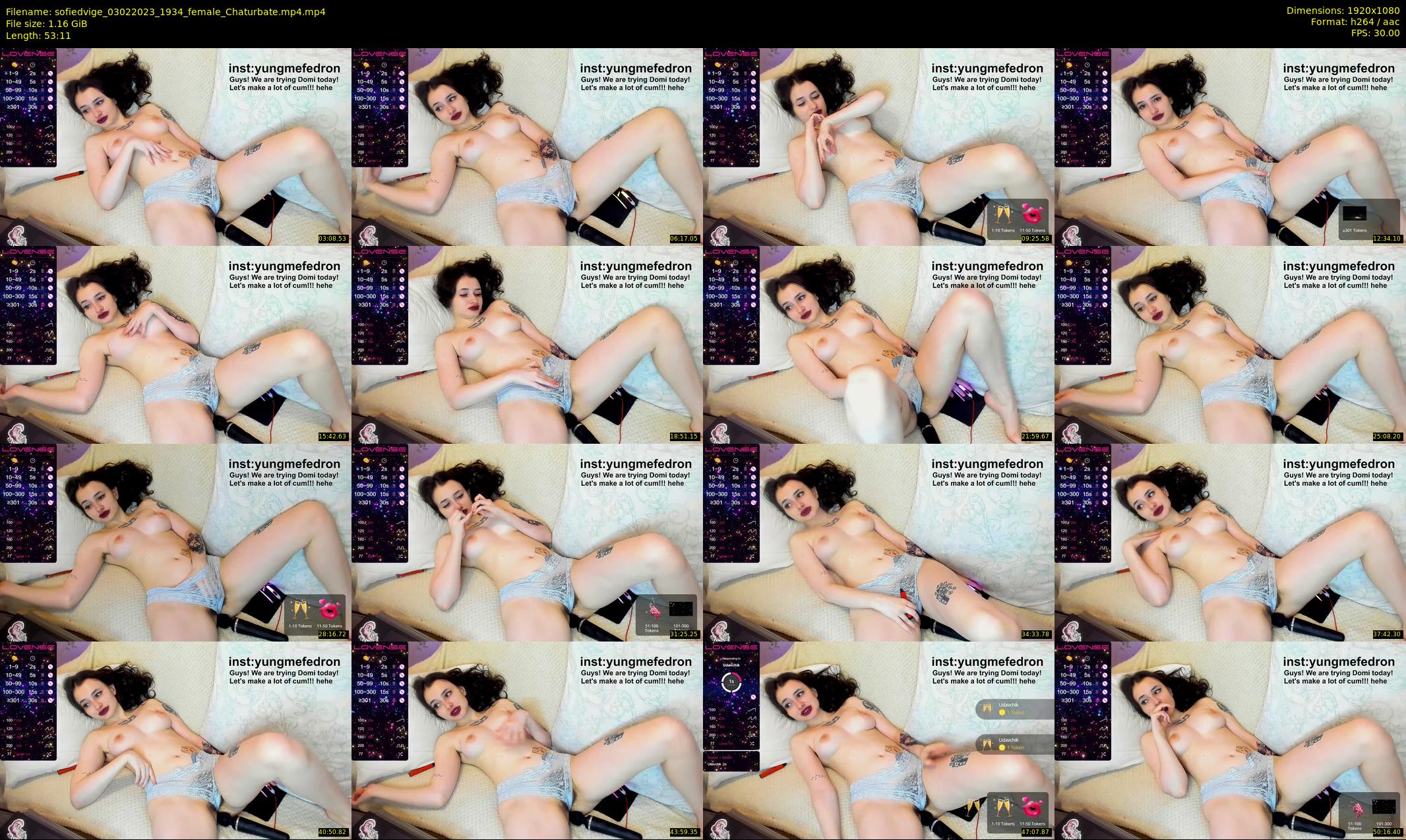 sofiedvige — 54 minute Chaturbate couple cam show recording, 1080p, Feb 3, 2023