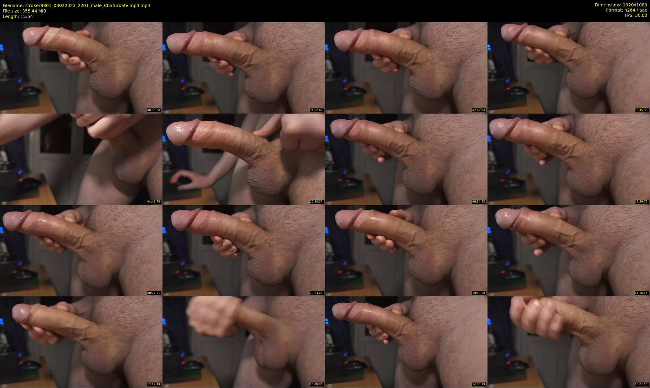 stroker9801 — 16 minute Chaturbate male cam show recording, 1080p, Feb 3, 2023