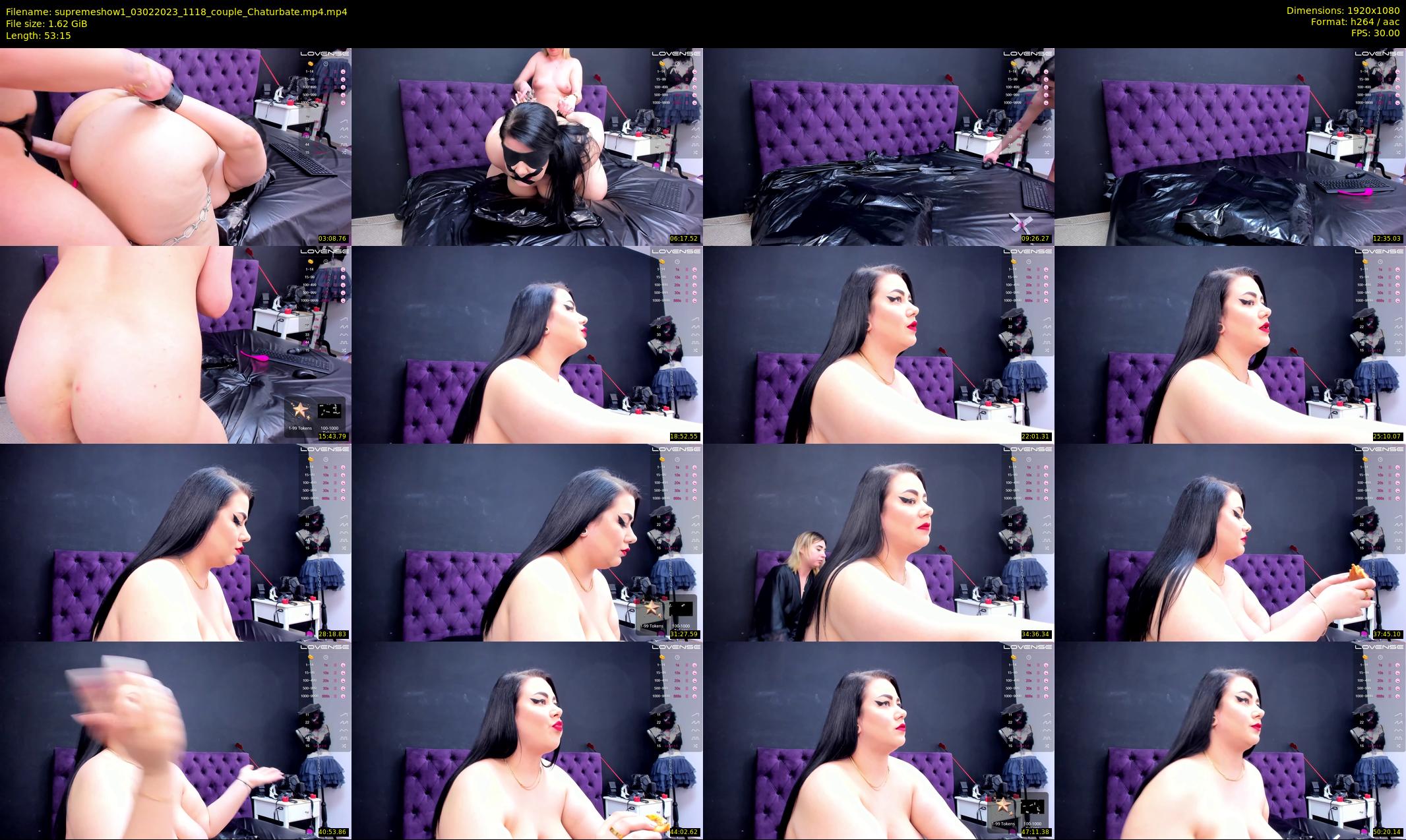 supremeshow1 — 54 minute Chaturbate couple cam show recording, 1080p, Feb 3, 2023