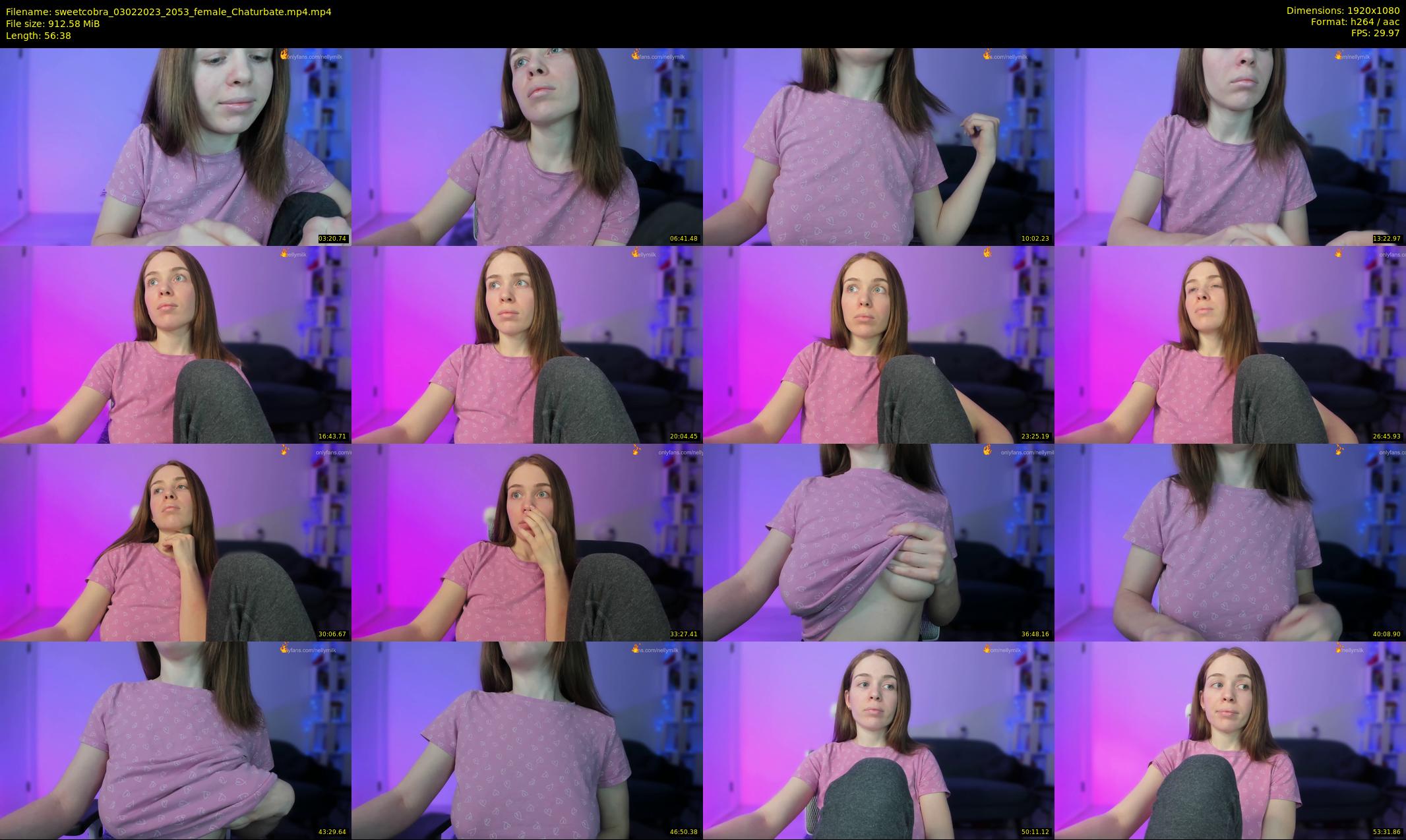 sweetcobra — 57 minute Chaturbate female cam show recording, 1080p, Feb 3, 2023