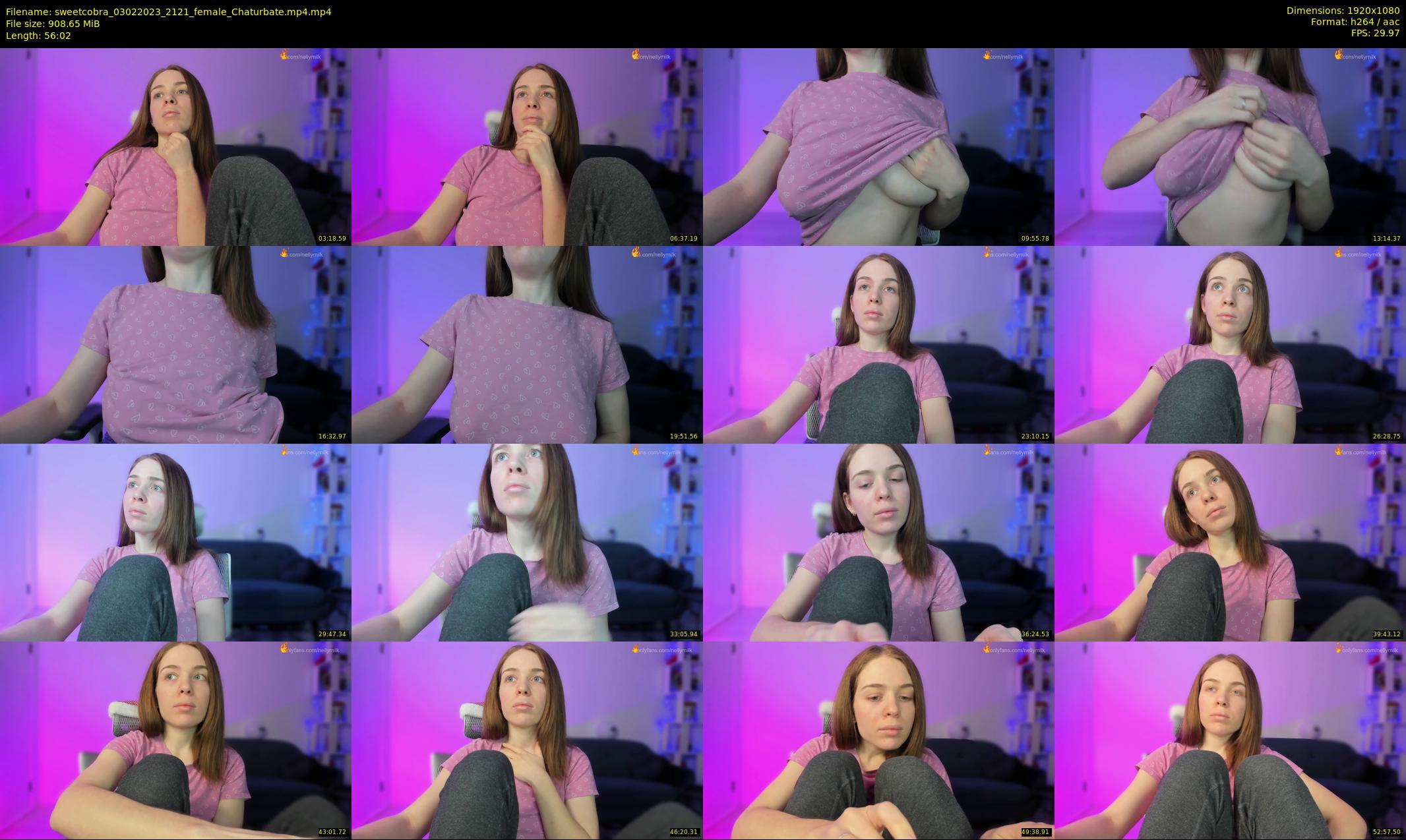 sweetcobra — 57 minute Chaturbate female cam show recording, 1080p, Feb 3, 2023