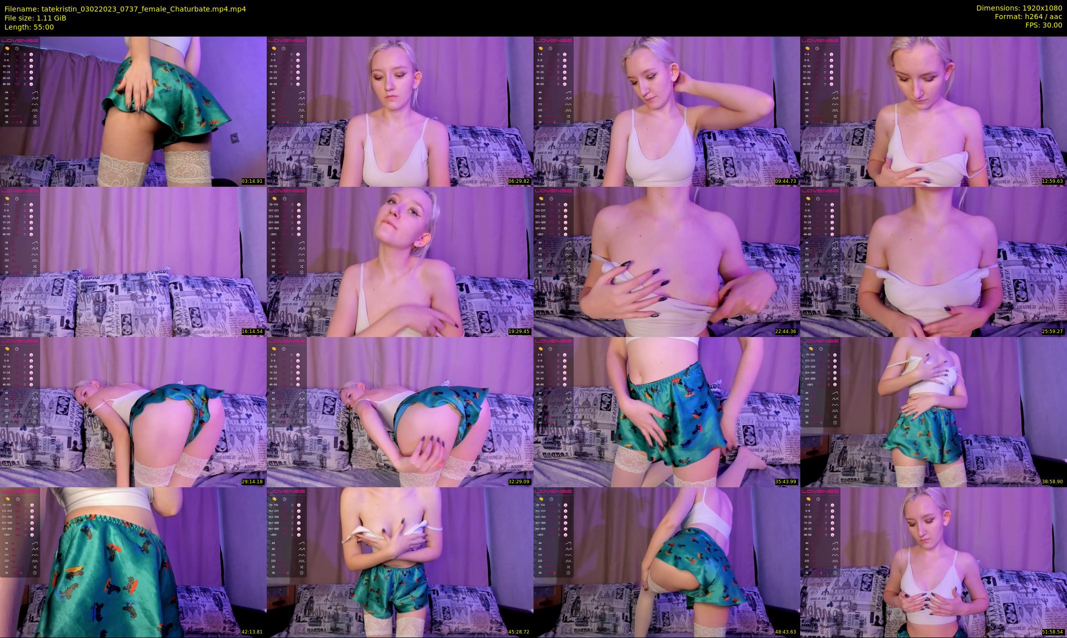 tatekristin — 55 minute Chaturbate female cam show recording, 1080p, Feb 3, 2023