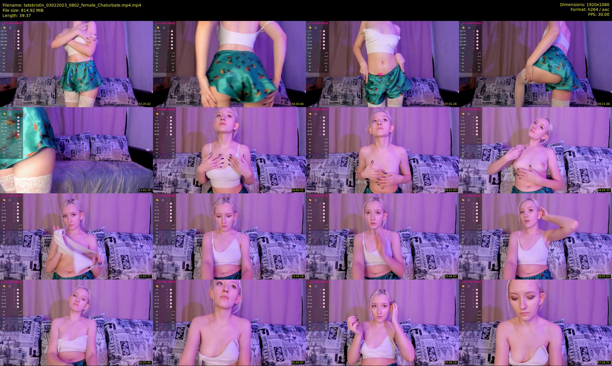 tatekristin — 40 minute Chaturbate female cam show recording, 1080p, Feb 3, 2023