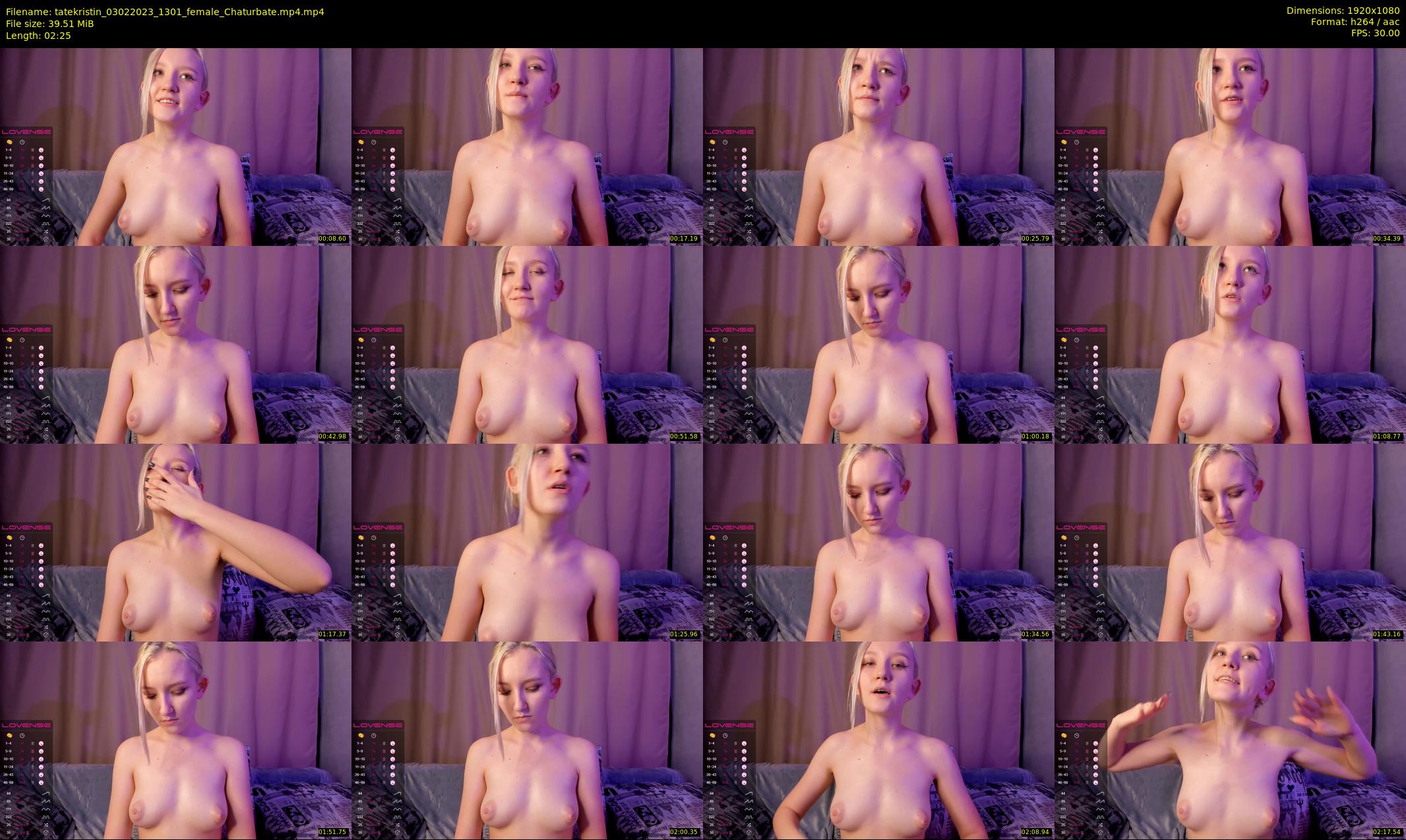 tatekristin — 3 minute Chaturbate female cam show recording, 1080p, Feb 3, 2023