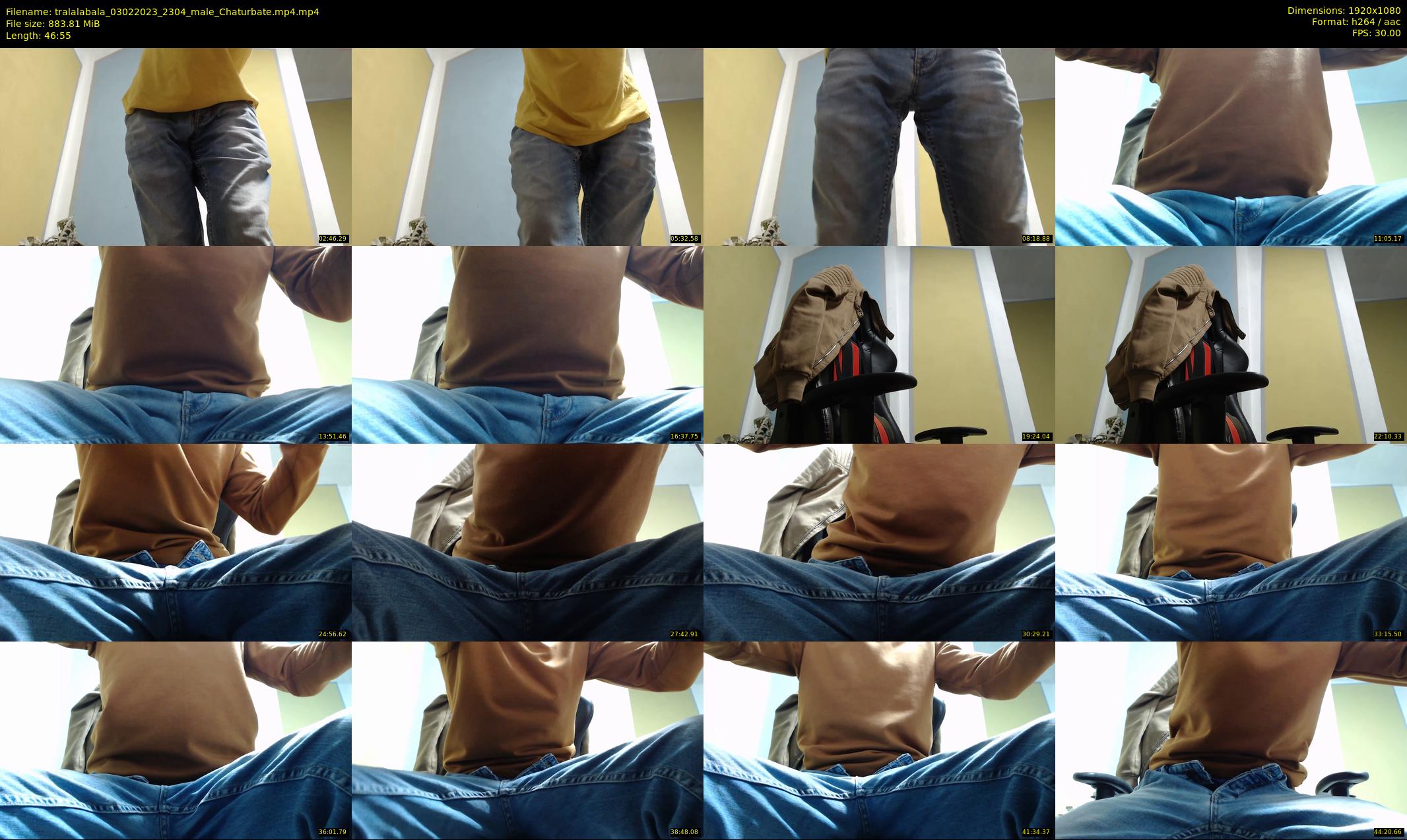 tralalabala — 47 minute Chaturbate male cam show recording, 1080p, Feb 3, 2023