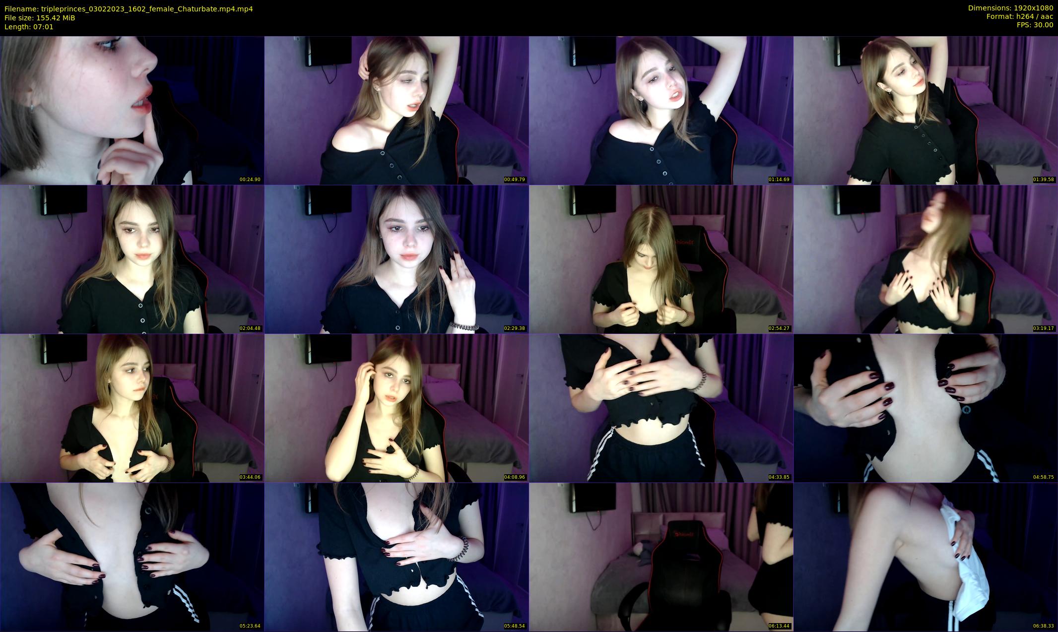 tripleprinces — 8 minute Chaturbate female cam show recording, 1080p, Feb 3, 2023