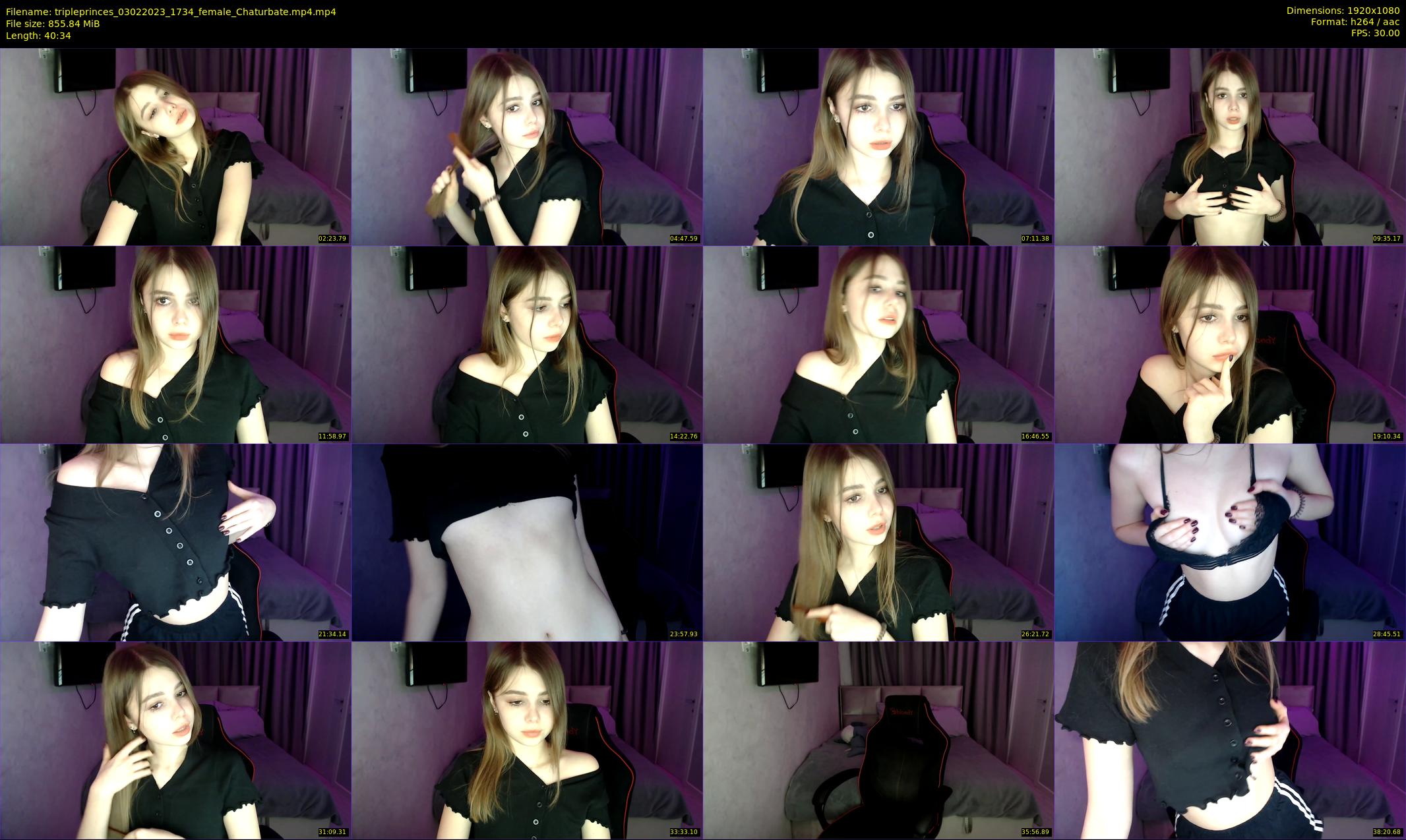 tripleprinces — 41 minute Chaturbate female cam show recording, 1080p, Feb 3, 2023