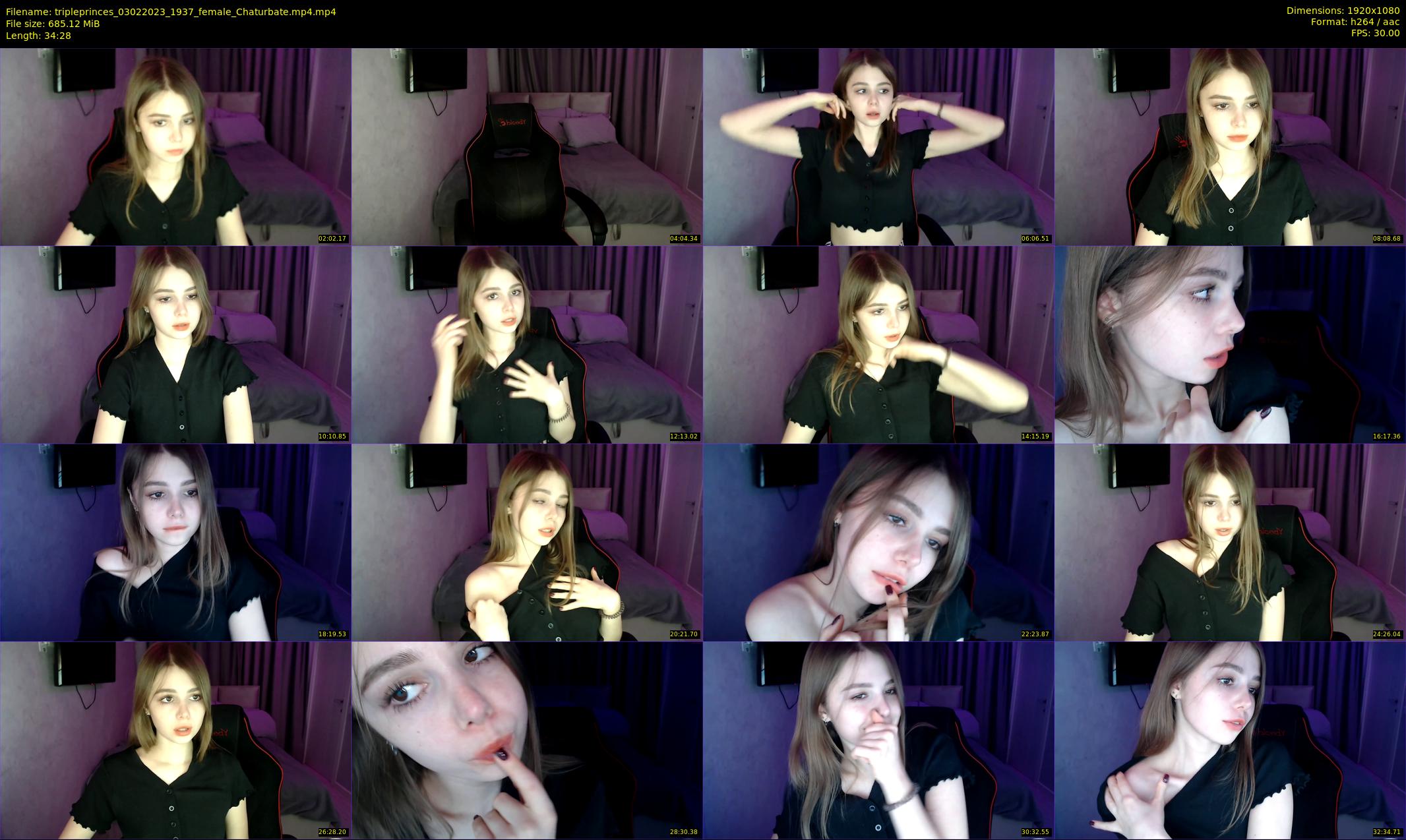 tripleprinces — 35 minute Chaturbate female cam show recording, 1080p, Feb 3, 2023