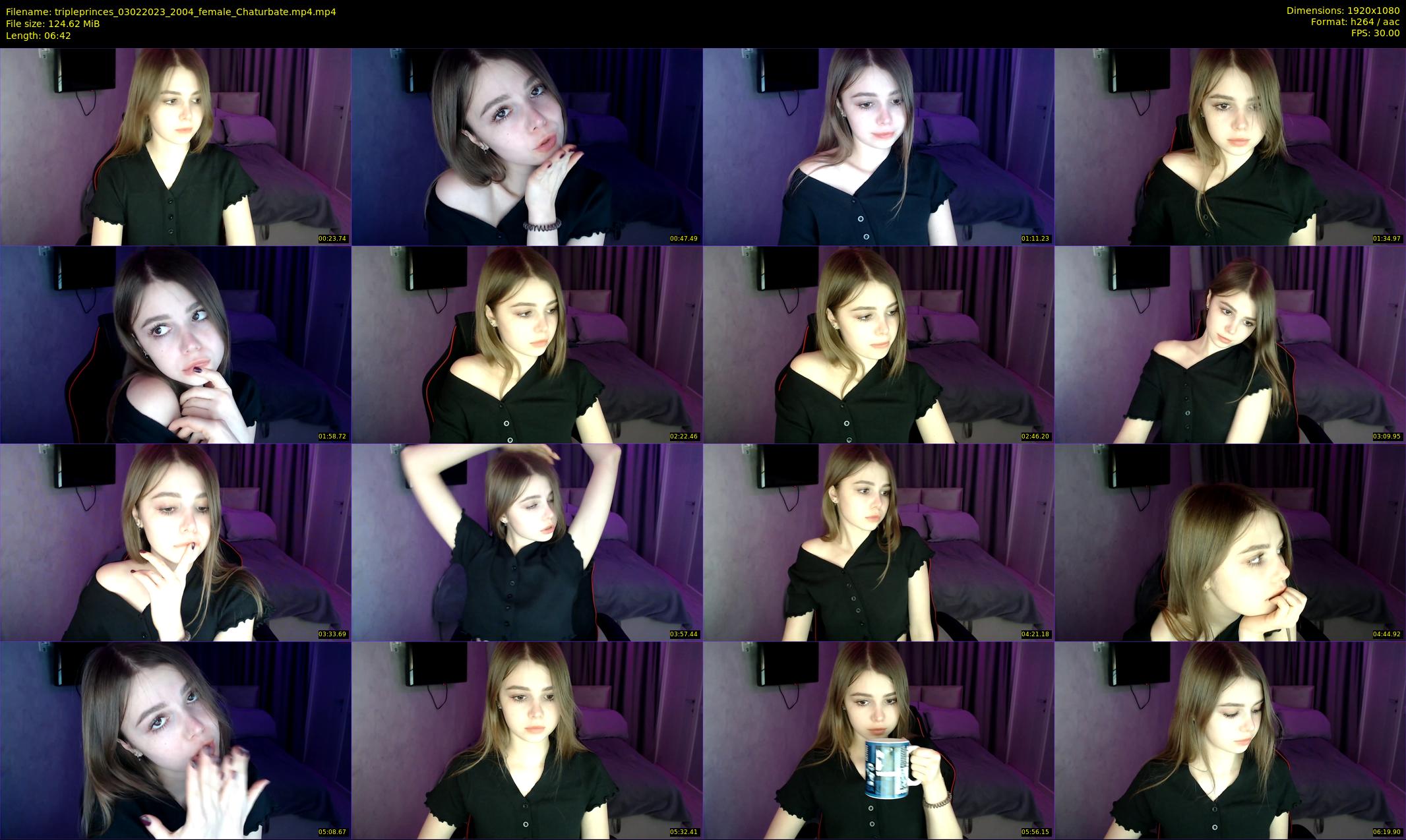 tripleprinces — 7 minute Chaturbate female cam show recording, 1080p, Feb 3, 2023