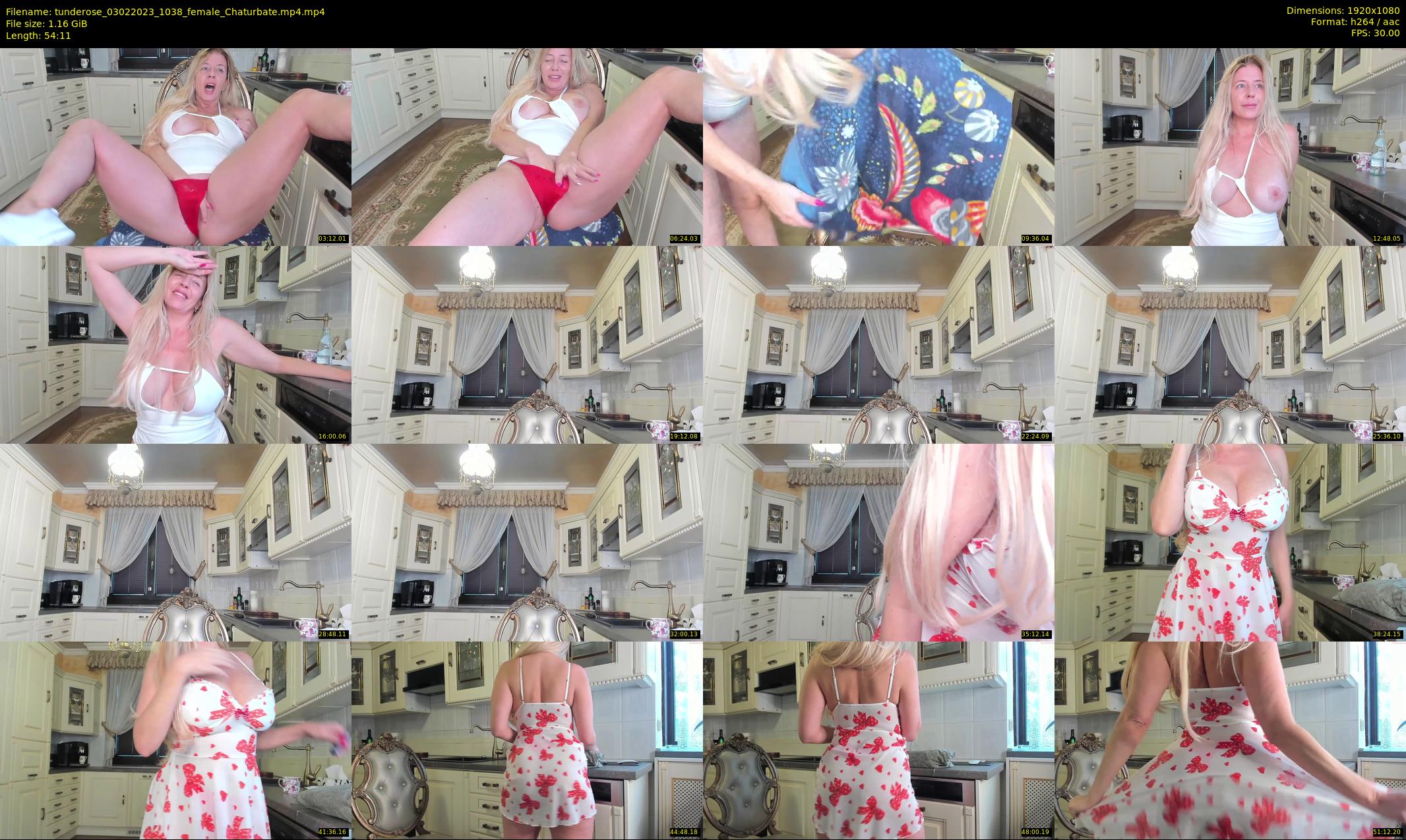 tunderose — 55 minute Chaturbate female cam show recording, 1080p, Feb 3, 2023