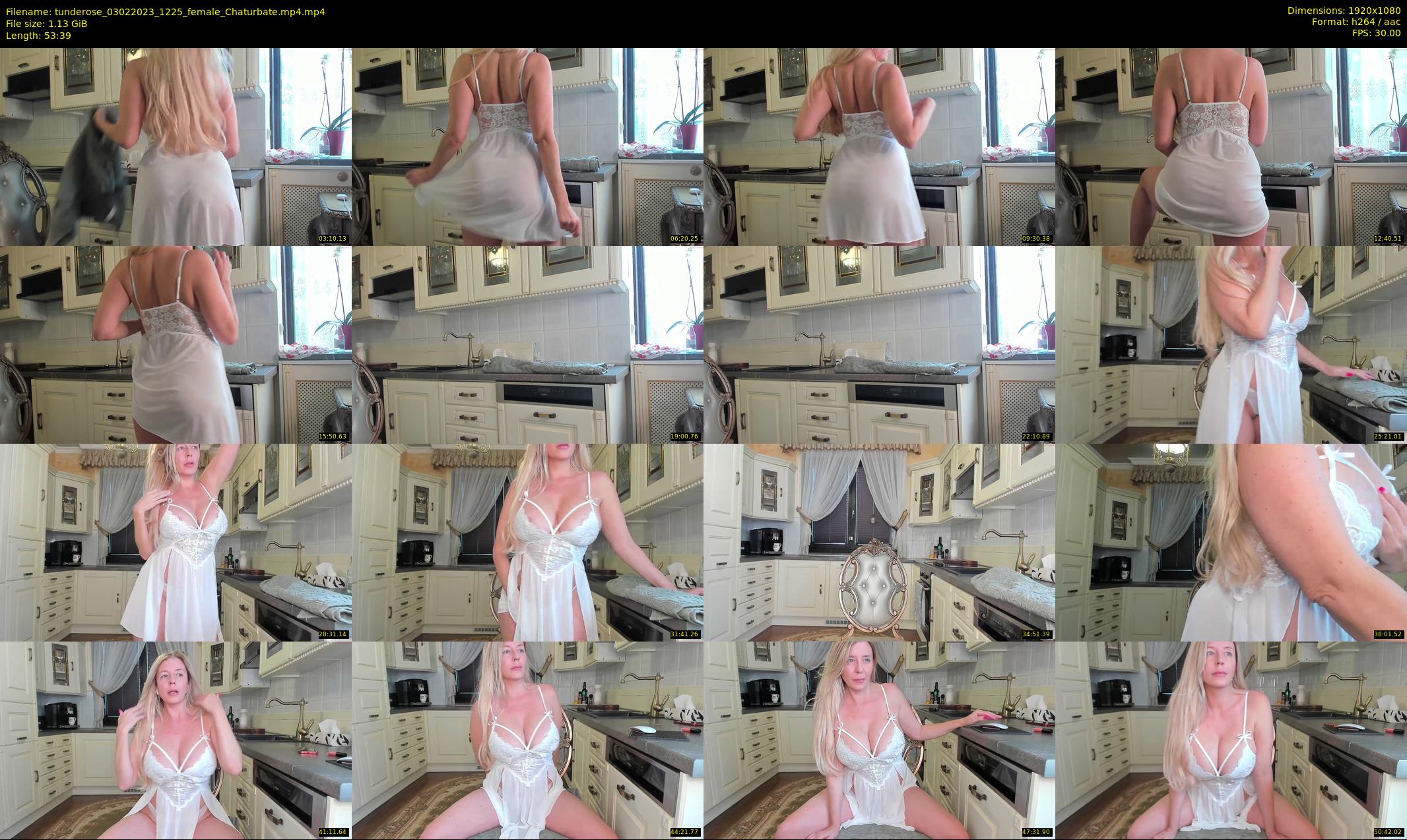 tunderose — 54 minute Chaturbate female cam show recording, 1080p, Feb 3, 2023