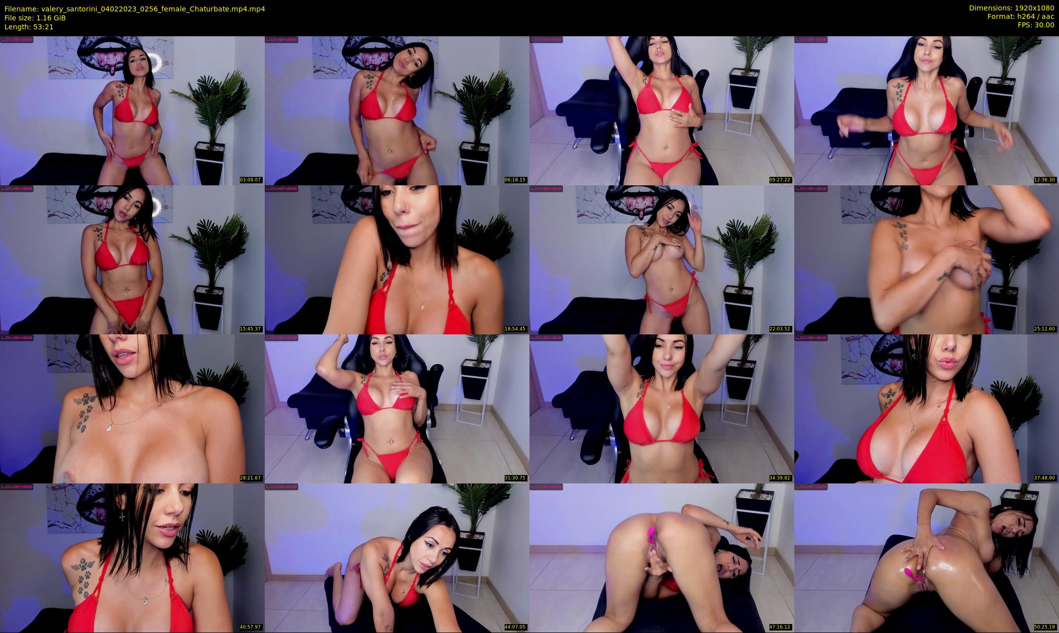 valery_santorini — 54 minute Chaturbate female cam show recording, 1080p, Feb 4, 2023