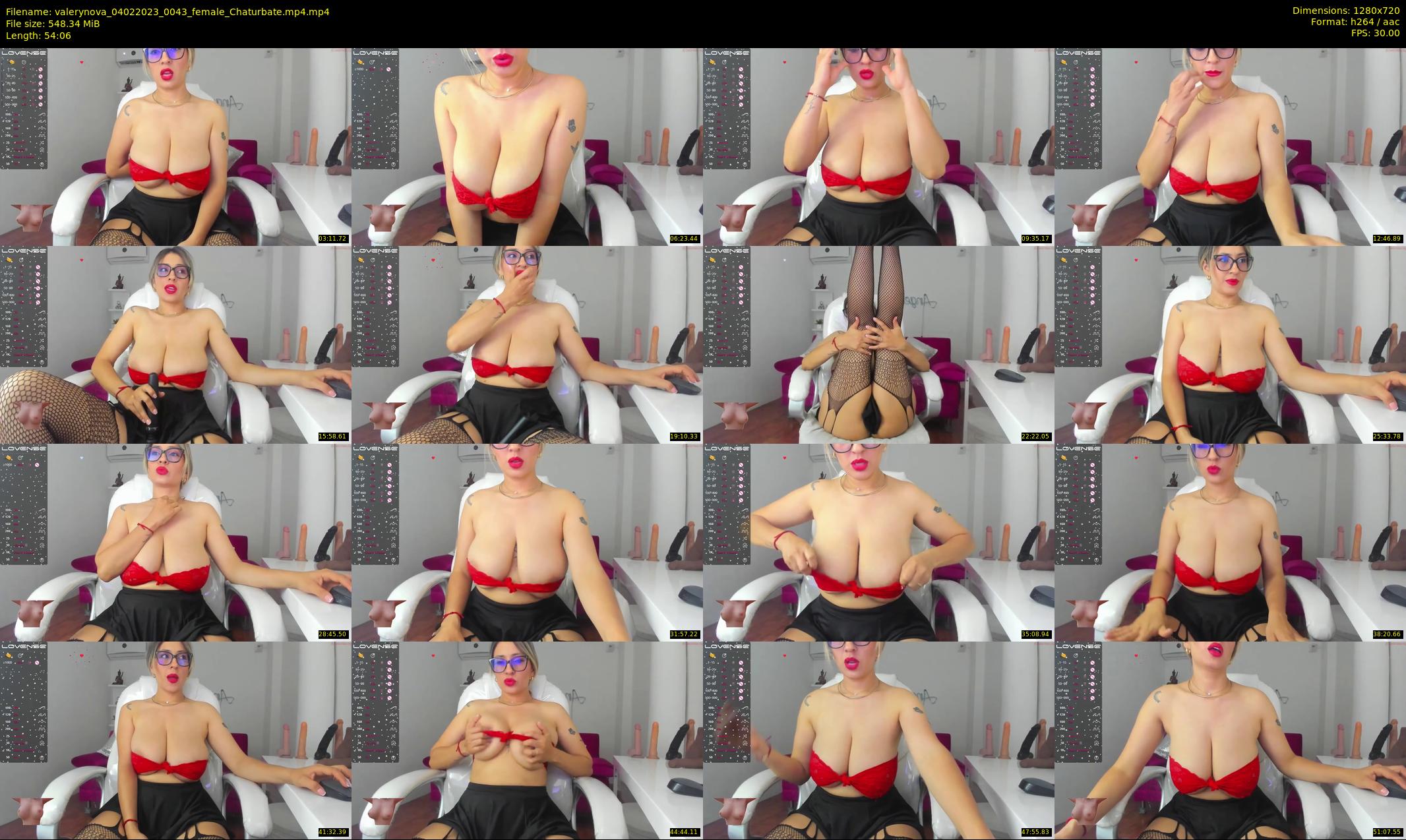 valerynova — 55 minute Chaturbate female cam show recording, 720p, Feb 4, 2023