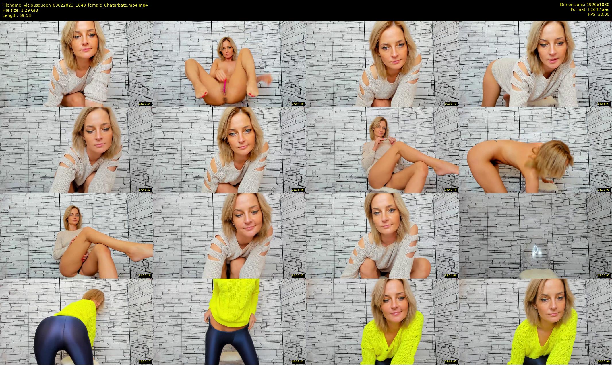 viciousqueen — 60 minute Chaturbate female cam show recording, 1080p, Feb 3, 2023