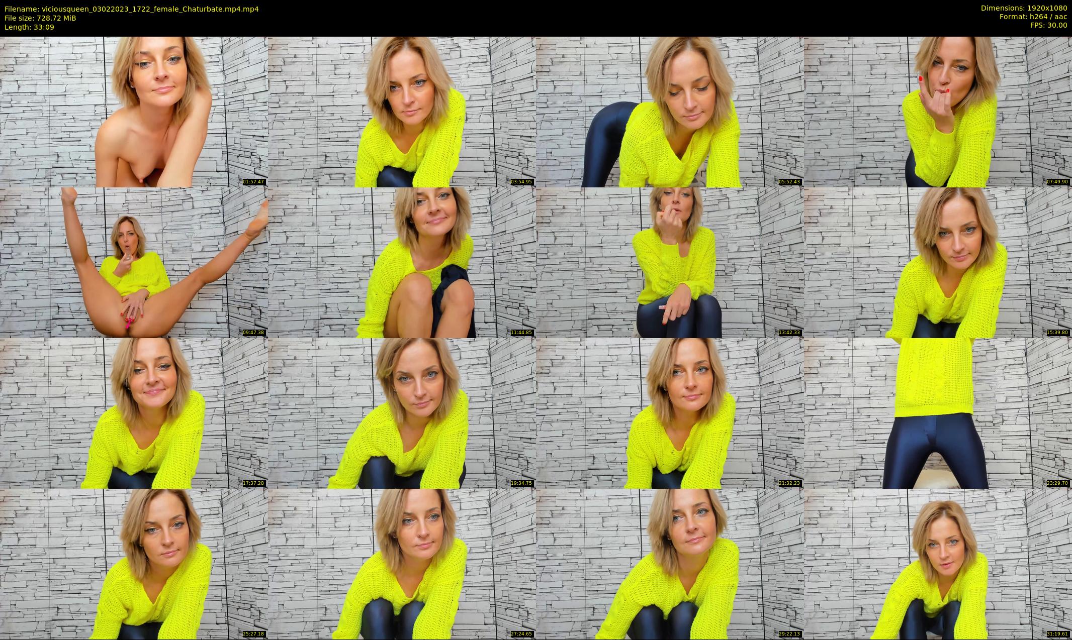 viciousqueen — 34 minute Chaturbate female cam show recording, 1080p, Feb 3, 2023