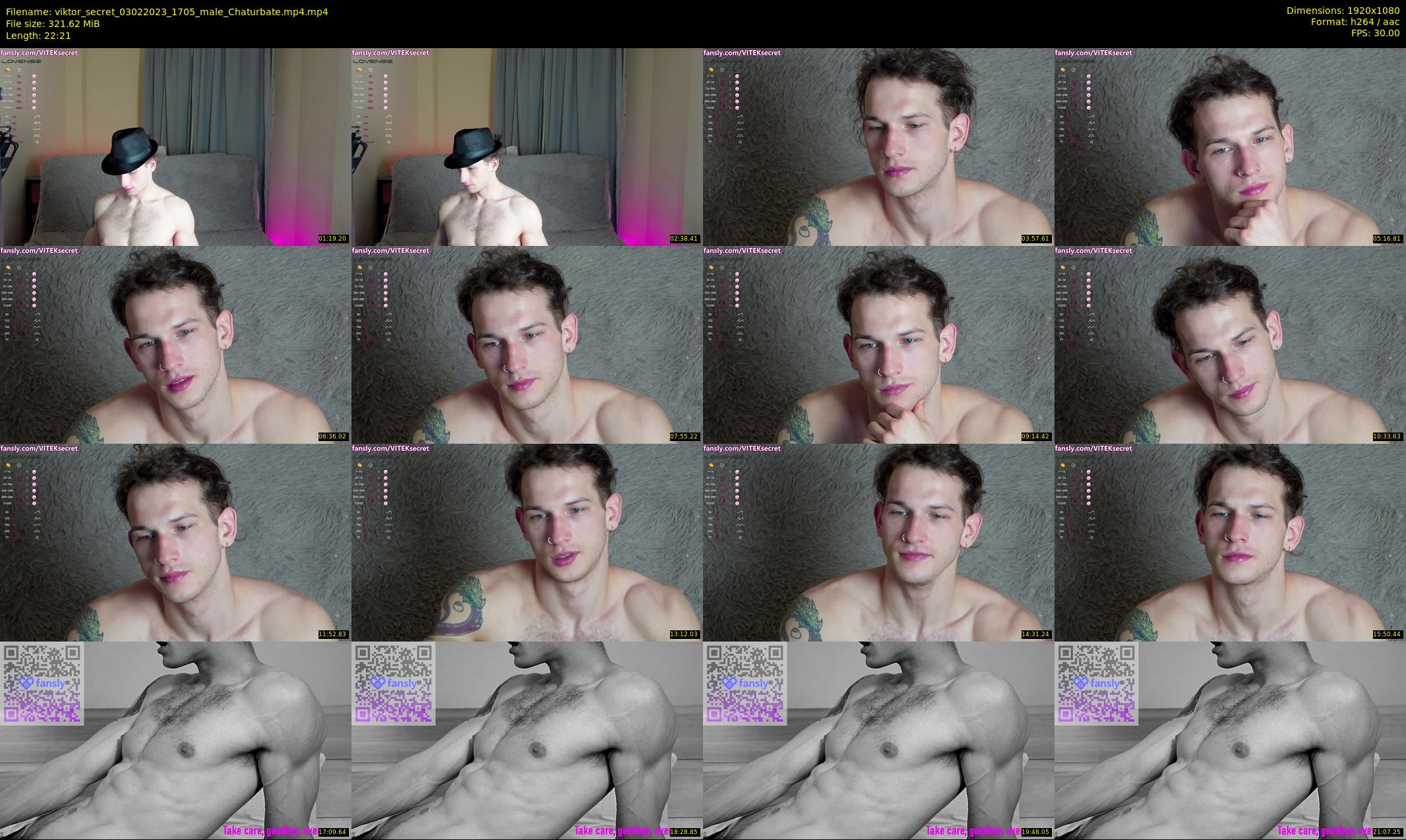 viktor_secret — 23 minute Chaturbate male cam show recording, 1080p, Feb 3, 2023