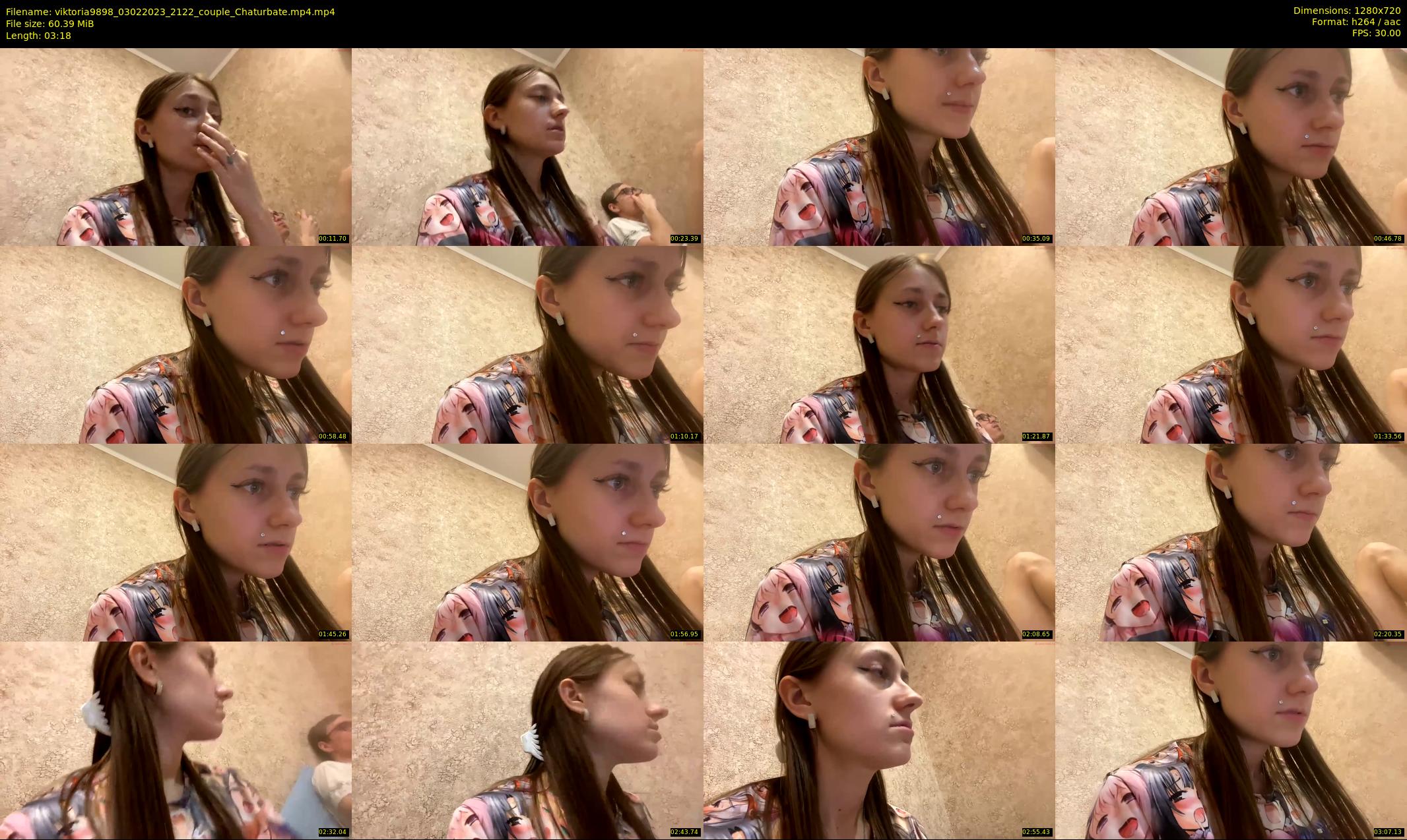 viktoria9898 — 4 minute Chaturbate couple cam show recording, 720p, Feb 3, 2023