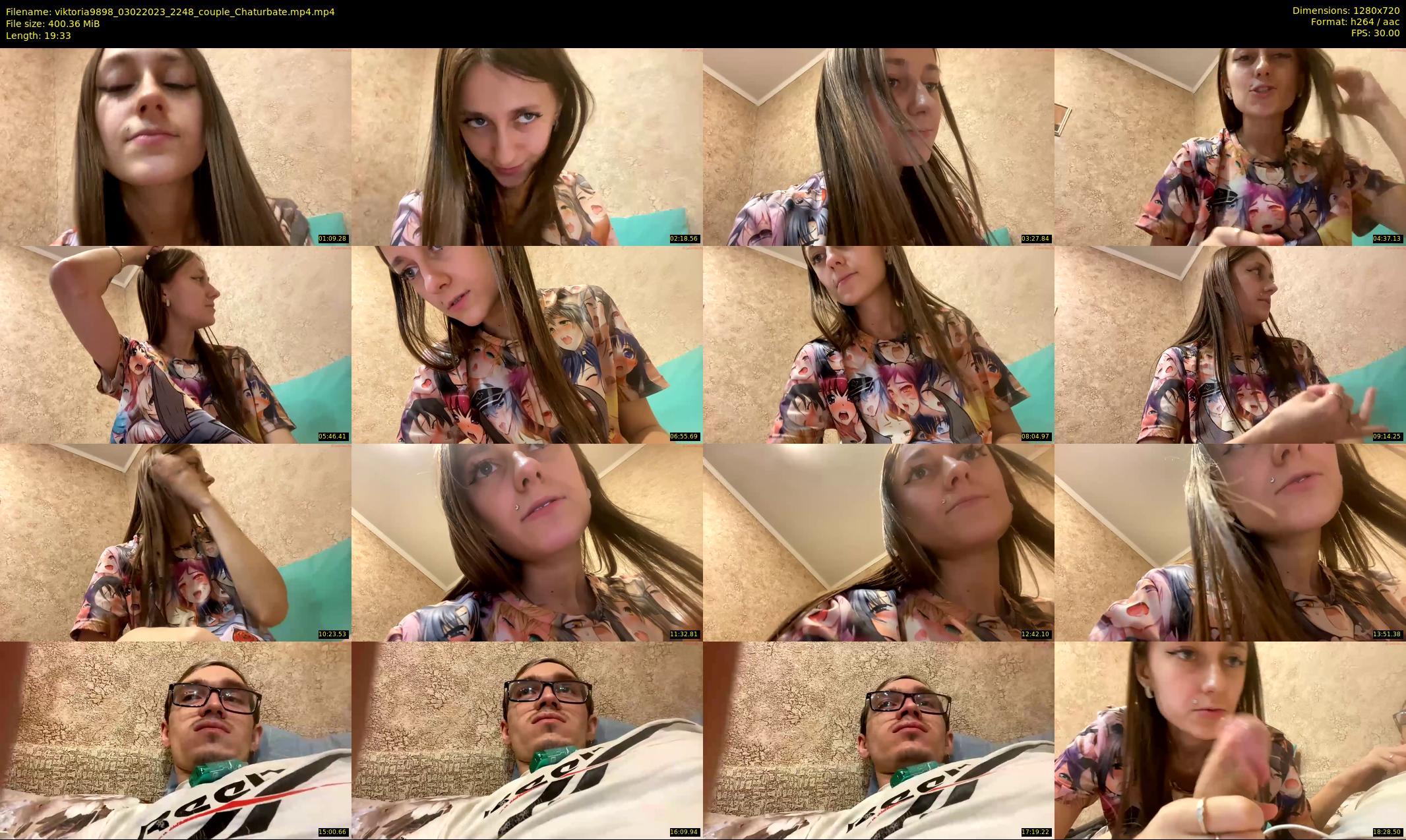 viktoria9898 — 20 minute Chaturbate couple cam show recording, 720p, Feb 3, 2023