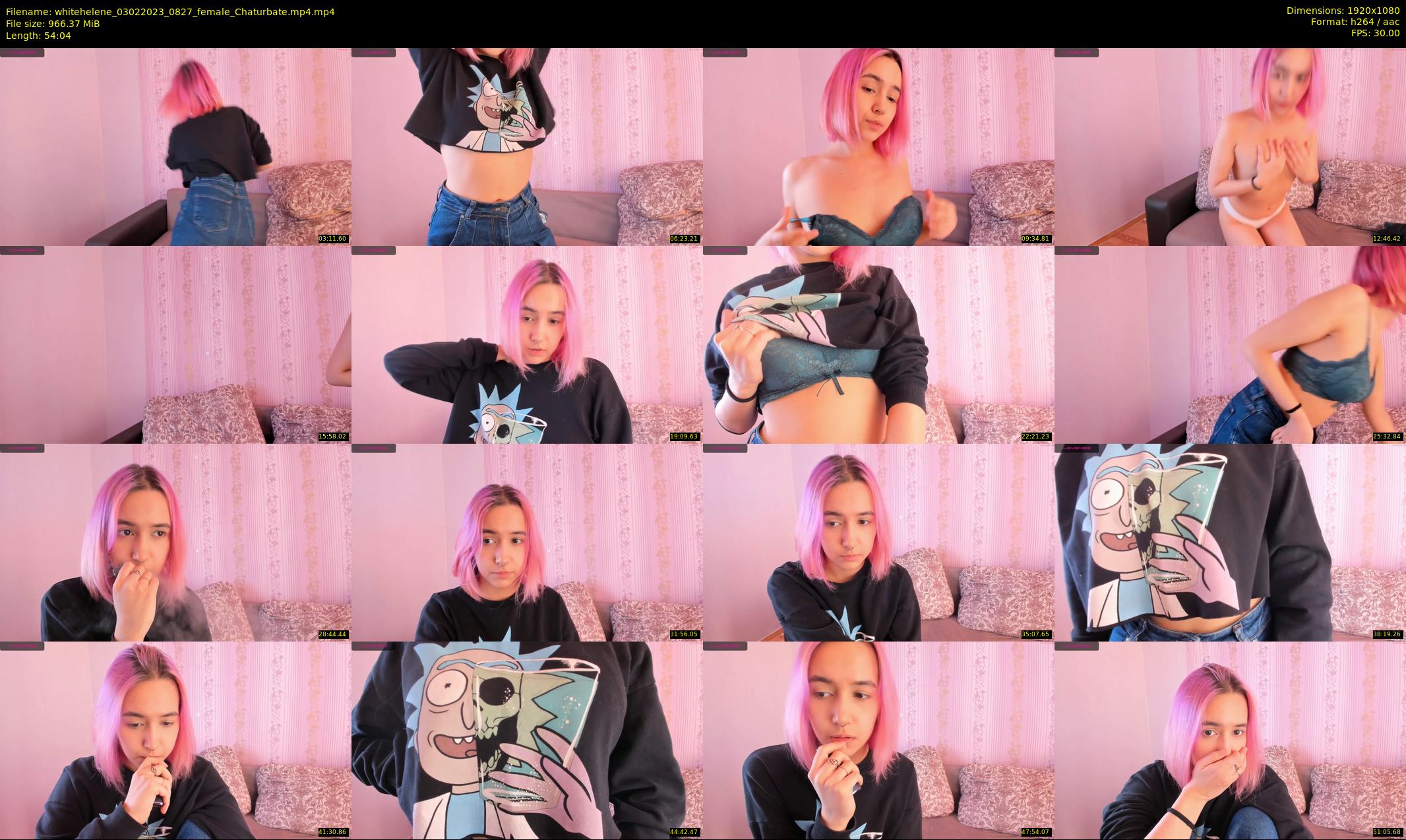 whitehelene — 55 minute Chaturbate female cam show recording, 1080p, Feb 3, 2023