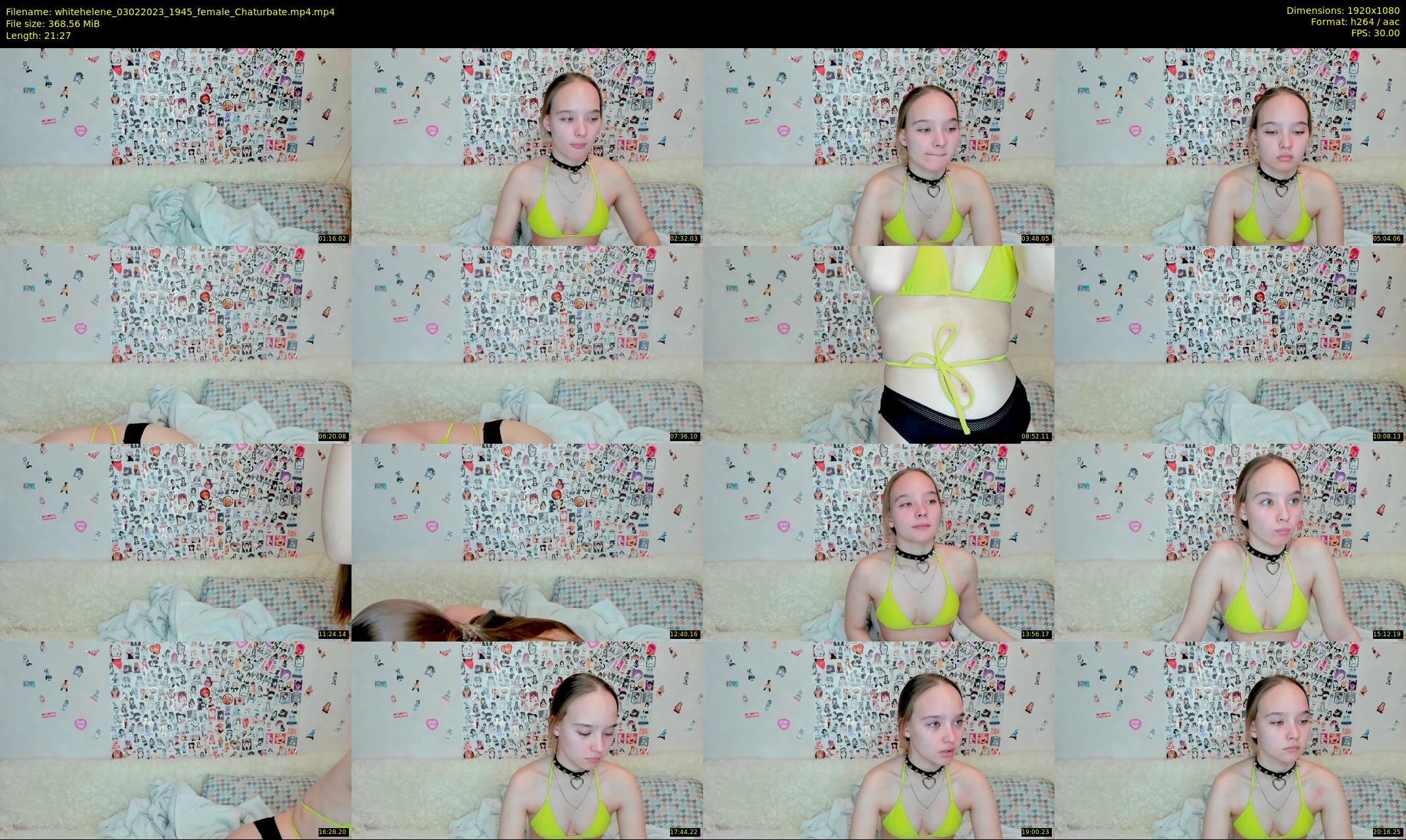 whitehelene — 22 minute Chaturbate female cam show recording, 1080p, Feb 3, 2023