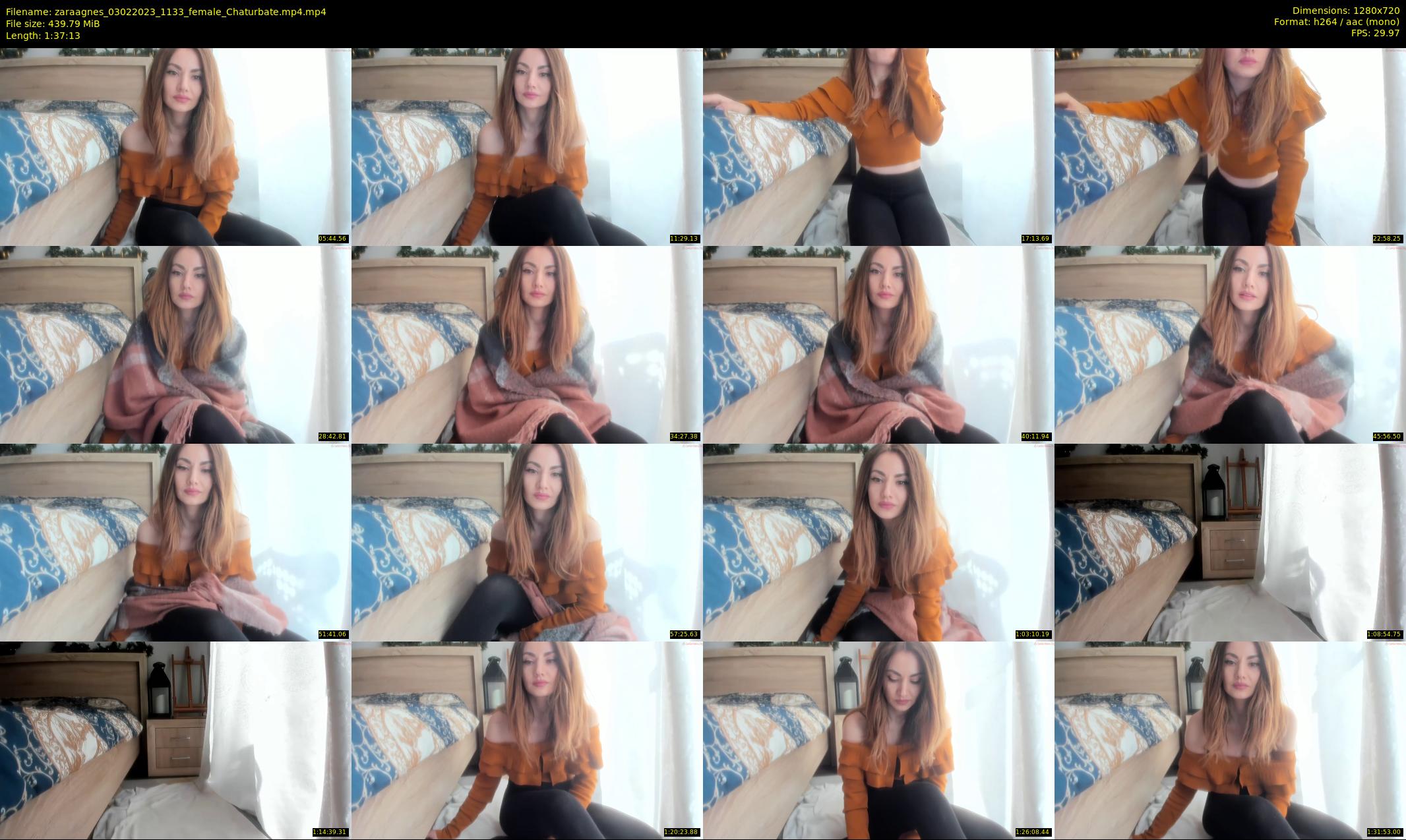 zaraagnes — 98 minute Chaturbate female cam show recording, 720p, Feb 3, 2023