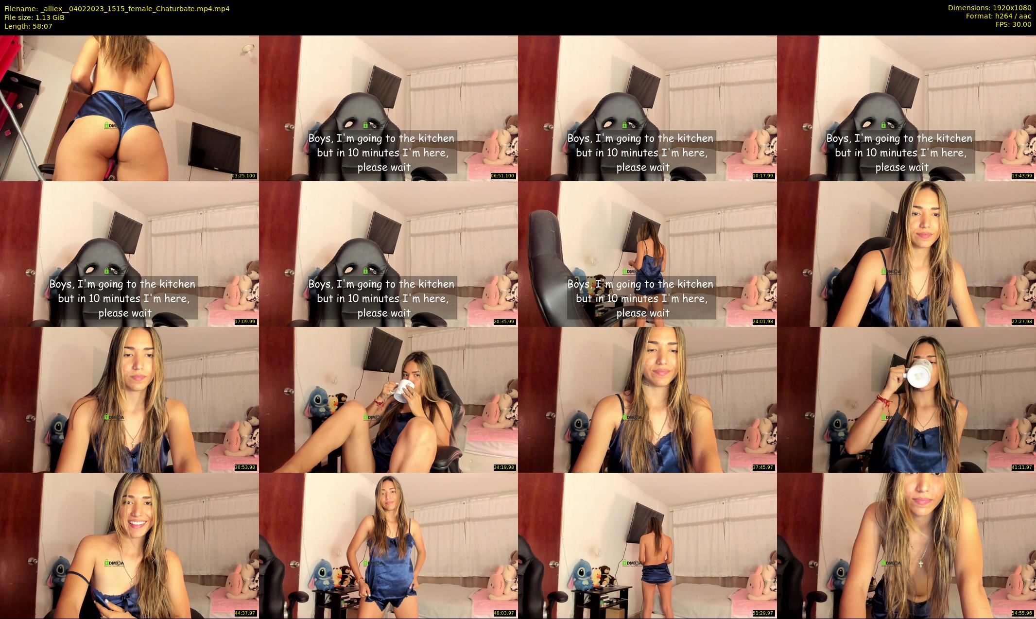 _alliex_ — 59 minute Chaturbate female cam show recording, 1080p, Feb 4, 2023