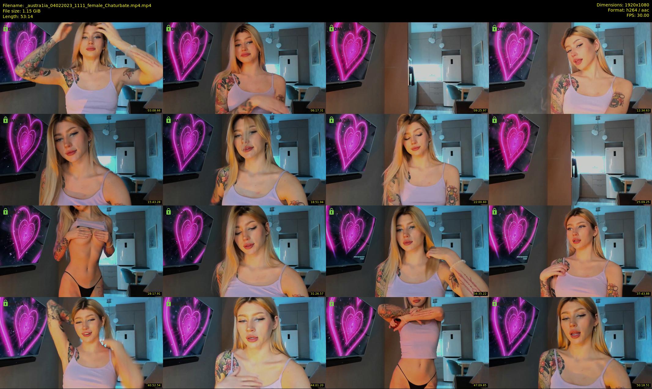 _austra1ia — 54 minute Chaturbate female cam show recording, 1080p, Feb 4, 2023