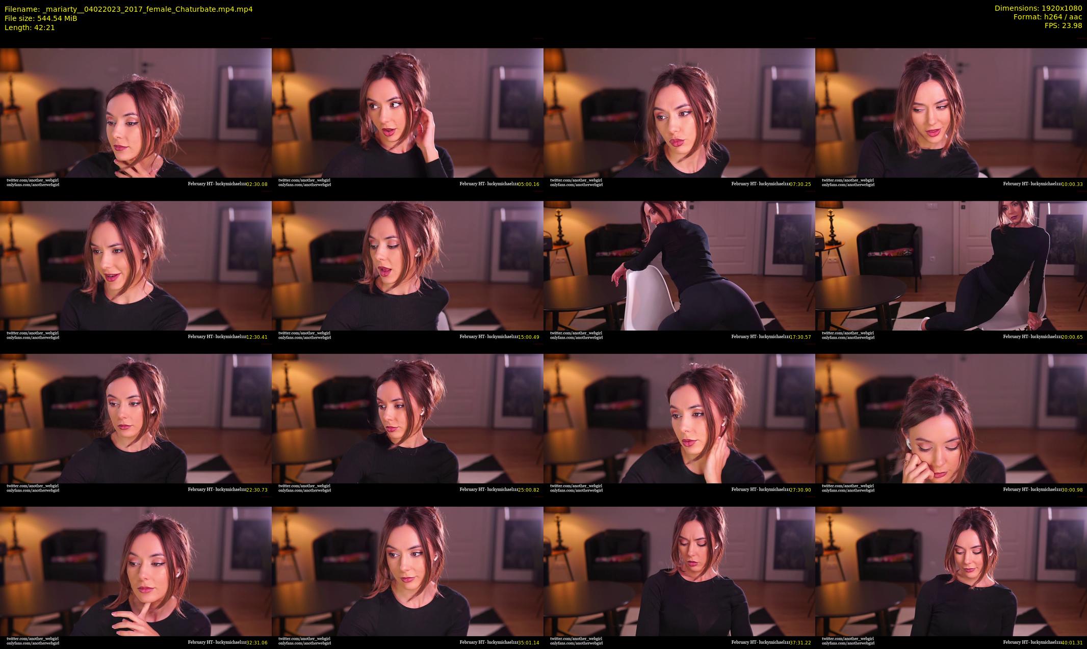 _mariarty_ — 43 minute Chaturbate female cam show recording, 1080p, Feb 4, 2023