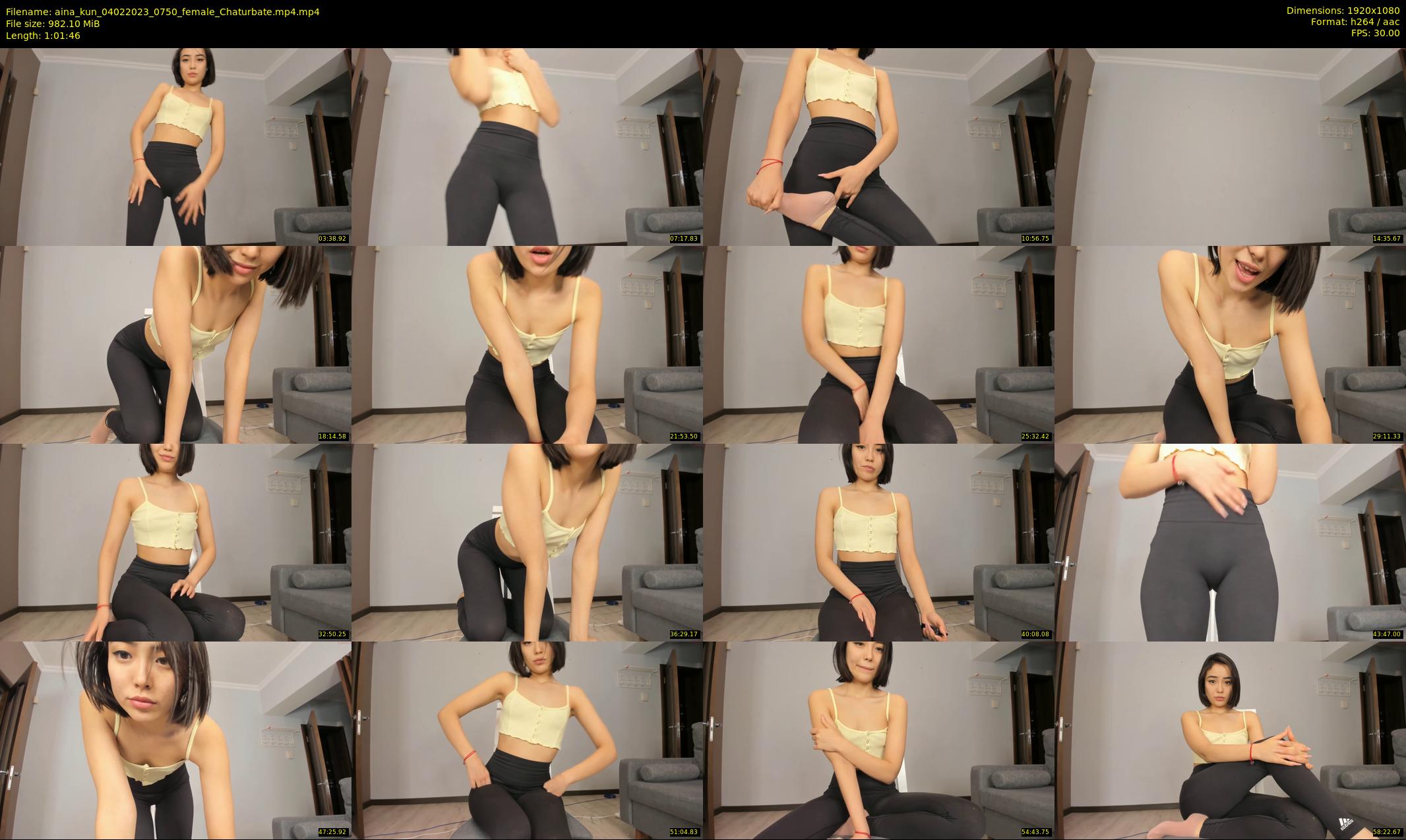 aina_kun — 62 minute Chaturbate female cam show recording, 1080p, Feb 4, 2023