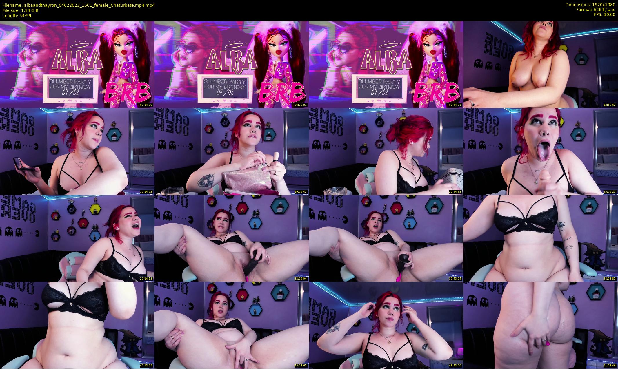 albaandthayron — 55 minute Chaturbate couple cam show recording, 1080p, Feb 4, 2023