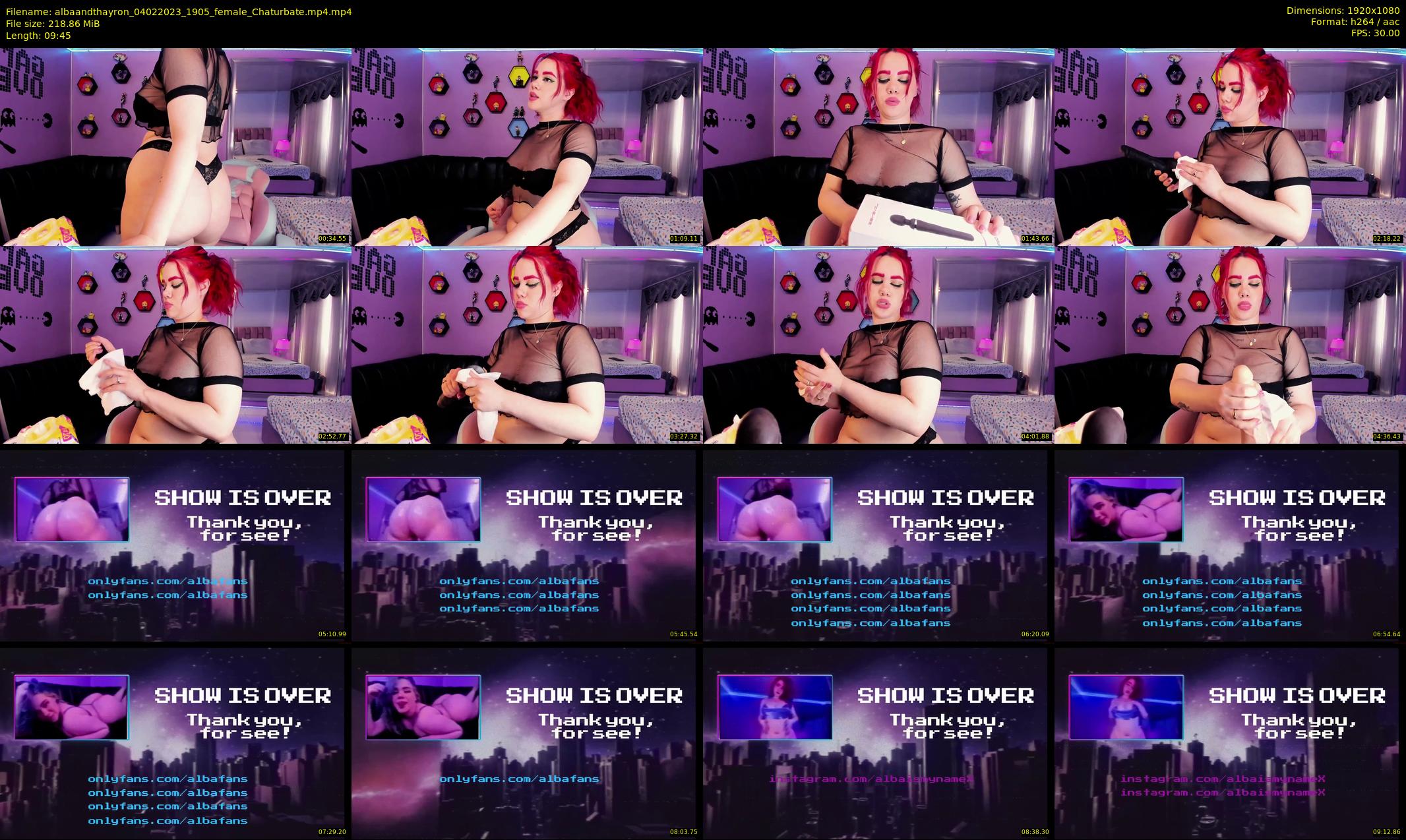 albaandthayron — 10 minute Chaturbate couple cam show recording, 1080p, Feb 4, 2023
