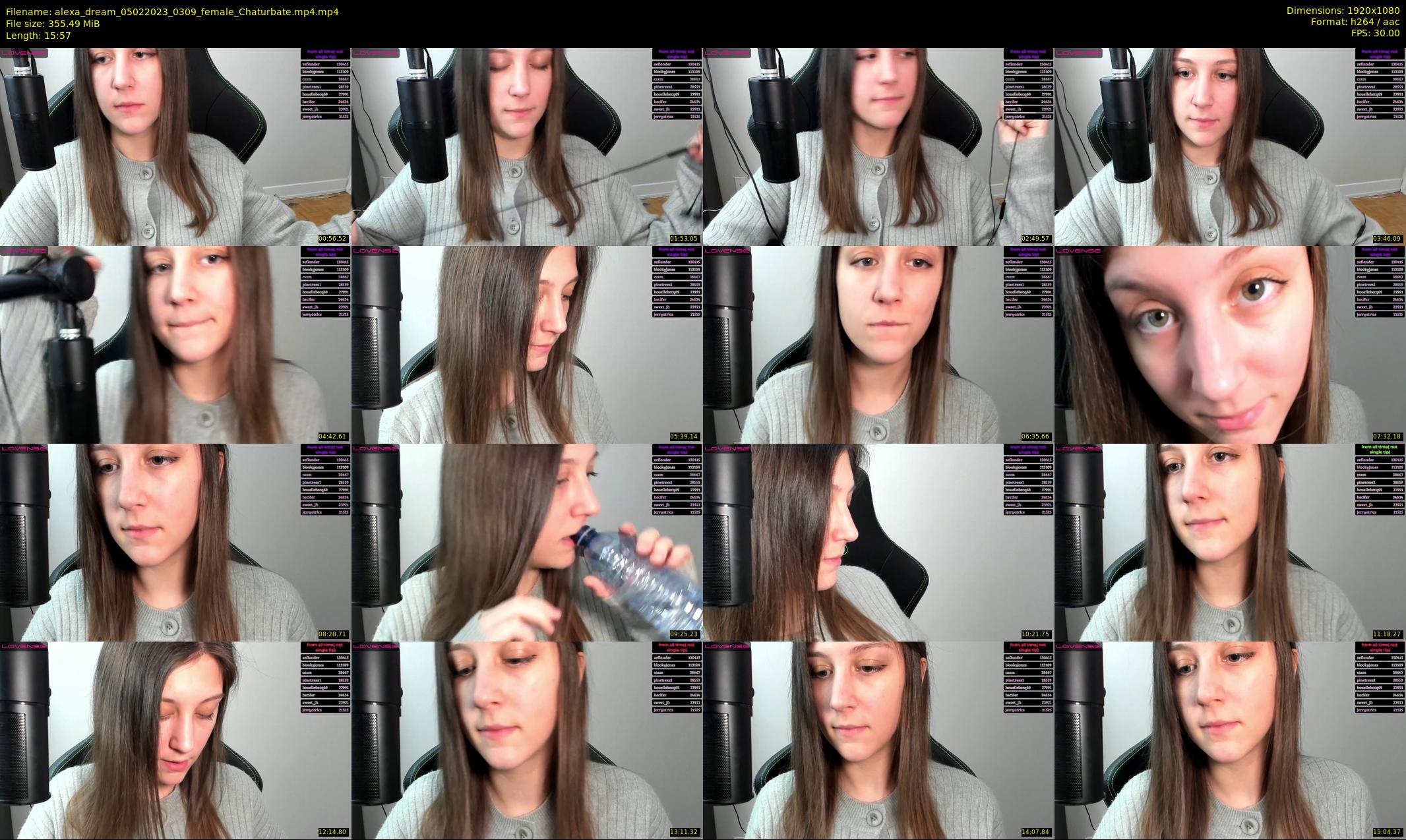 alexa_dream — 16 minute Chaturbate female cam show recording, 1080p, Feb 5, 2023