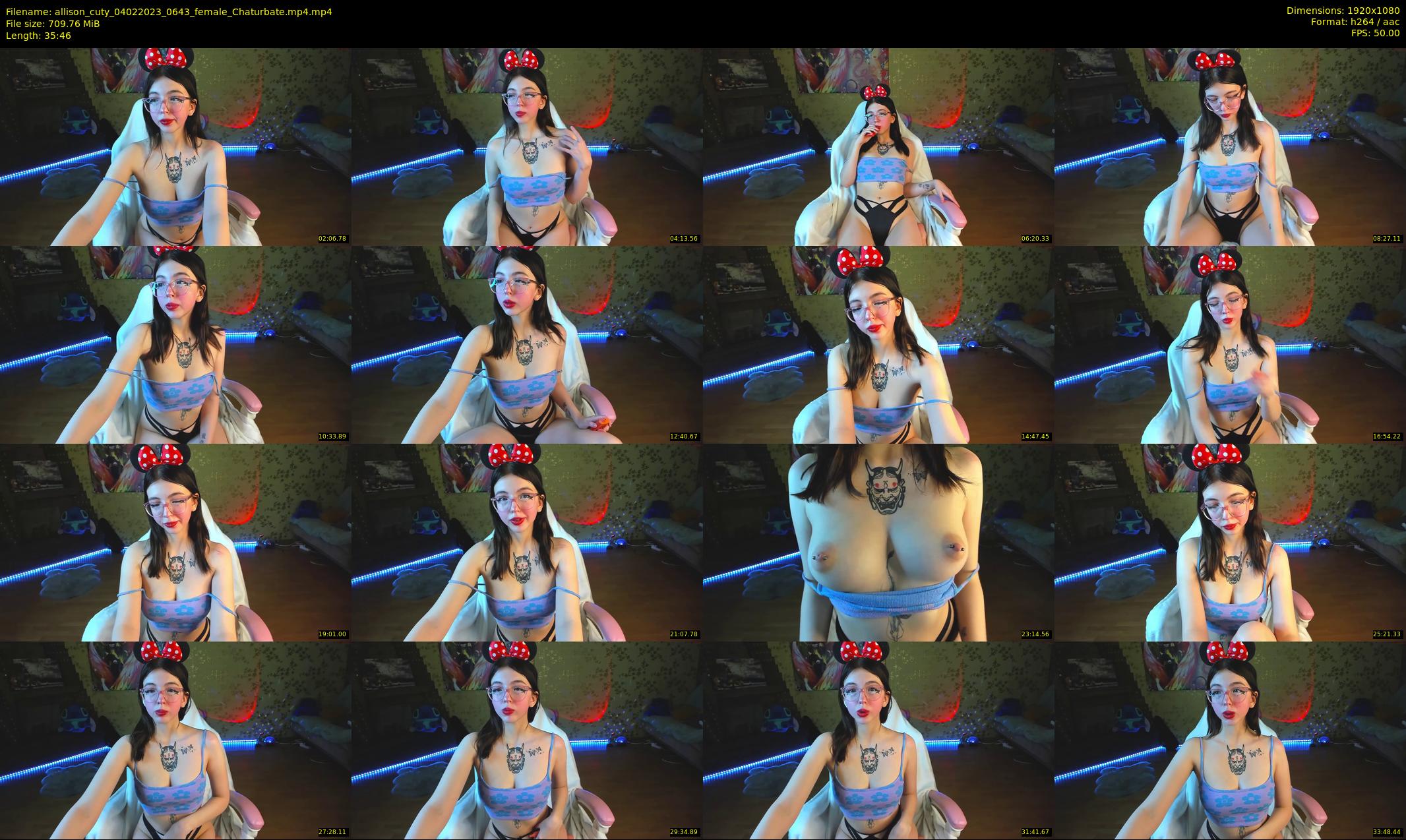 allison_cuty — 36 minute Chaturbate female cam show recording, 1080p, Feb 4, 2023