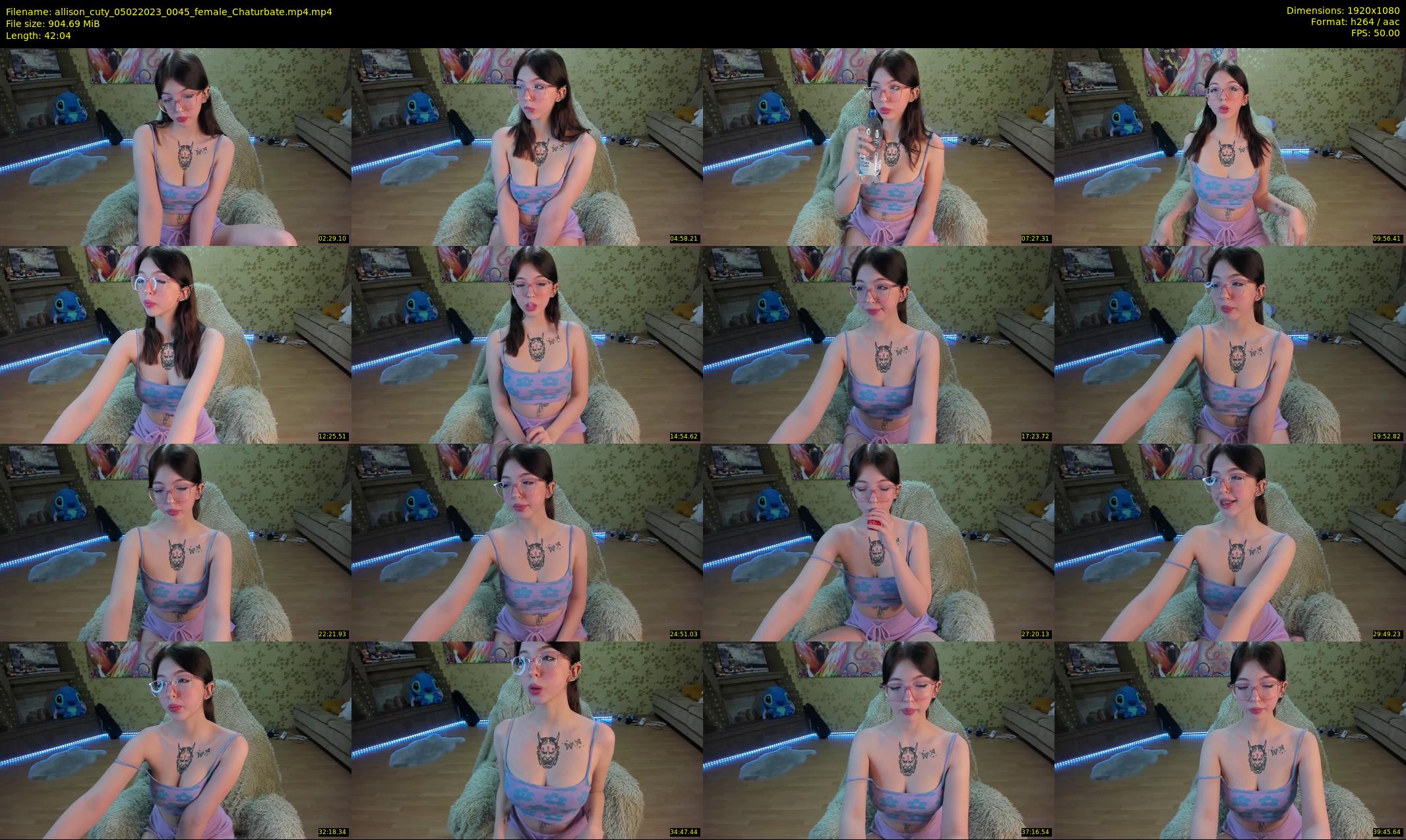 allison_cuty — 43 minute Chaturbate female cam show recording, 1080p, Feb 5, 2023