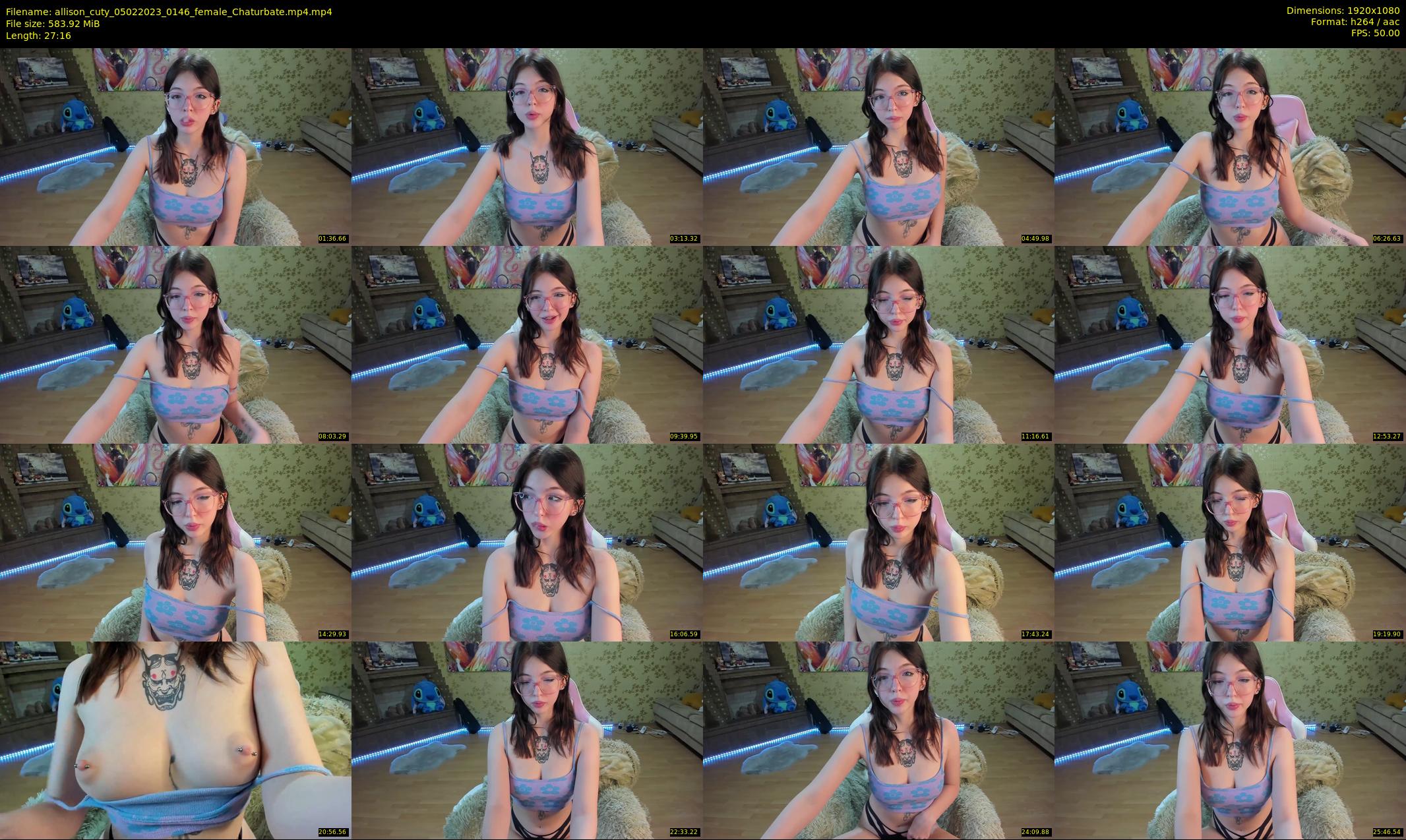 allison_cuty — 28 minute Chaturbate female cam show recording, 1080p, Feb 5, 2023