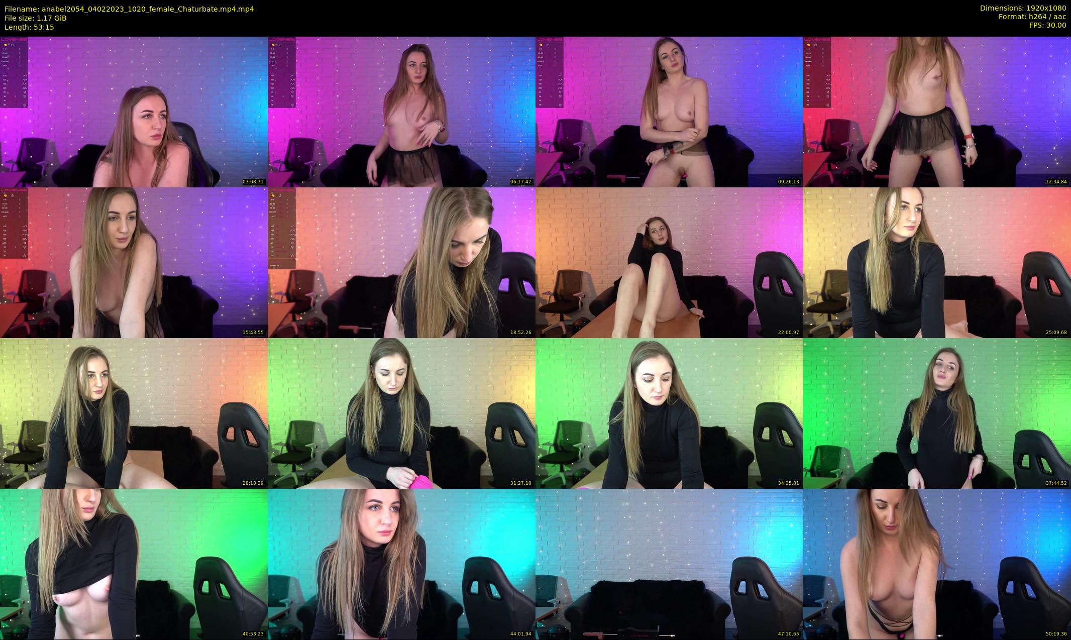 anabel2054 — 54 minute Chaturbate female cam show recording, 1080p, Feb 4, 2023