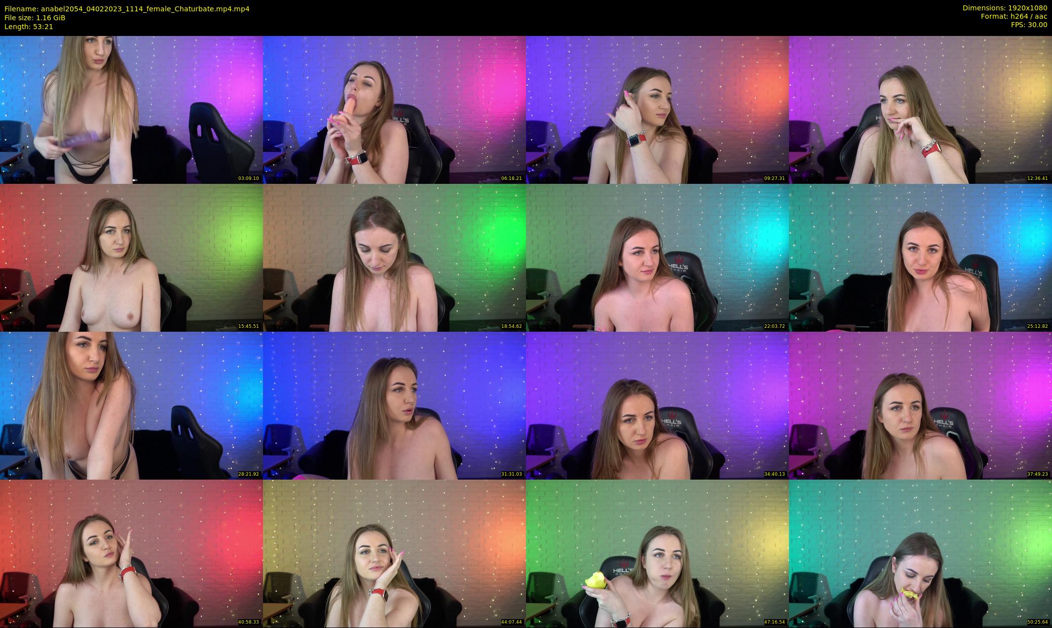 anabel2054 — 54 minute Chaturbate female cam show recording, 1080p, Feb 4, 2023