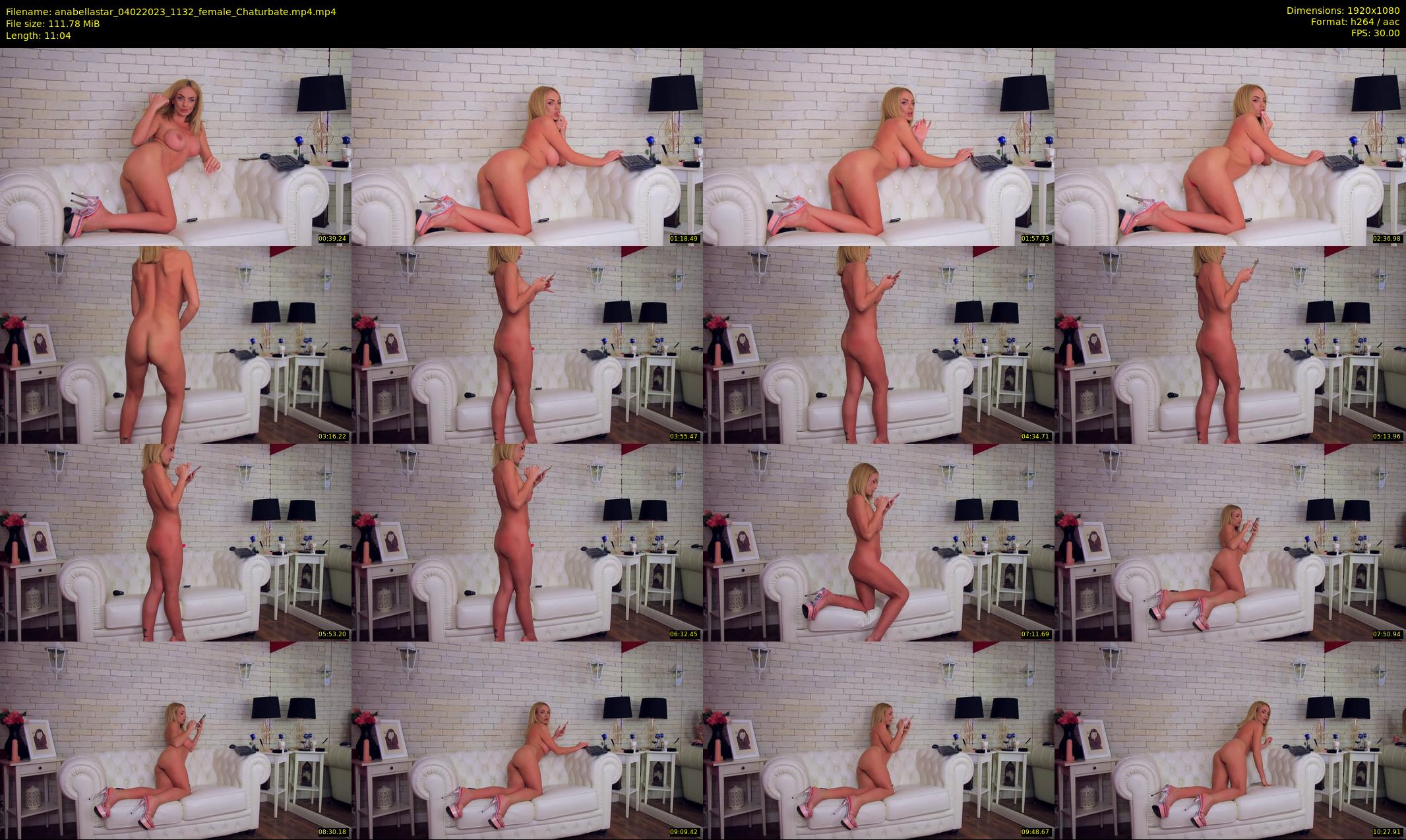 anabellastar — 12 minute Chaturbate female cam show recording, 1080p, Feb 4, 2023