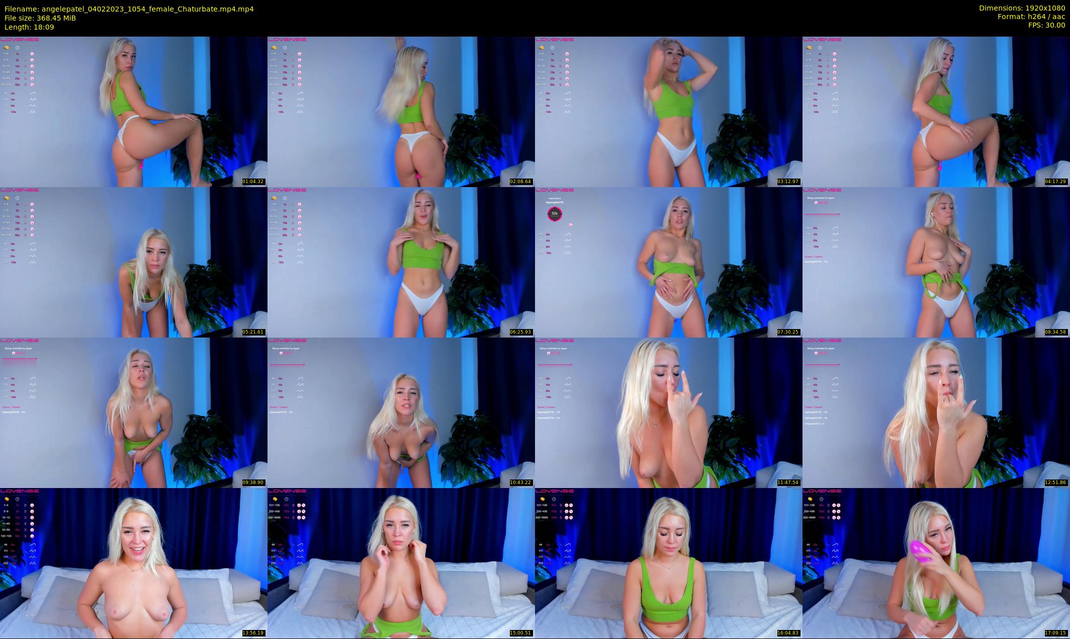 angelepatel — 19 minute Chaturbate female cam show recording, 1080p, Feb 4, 2023