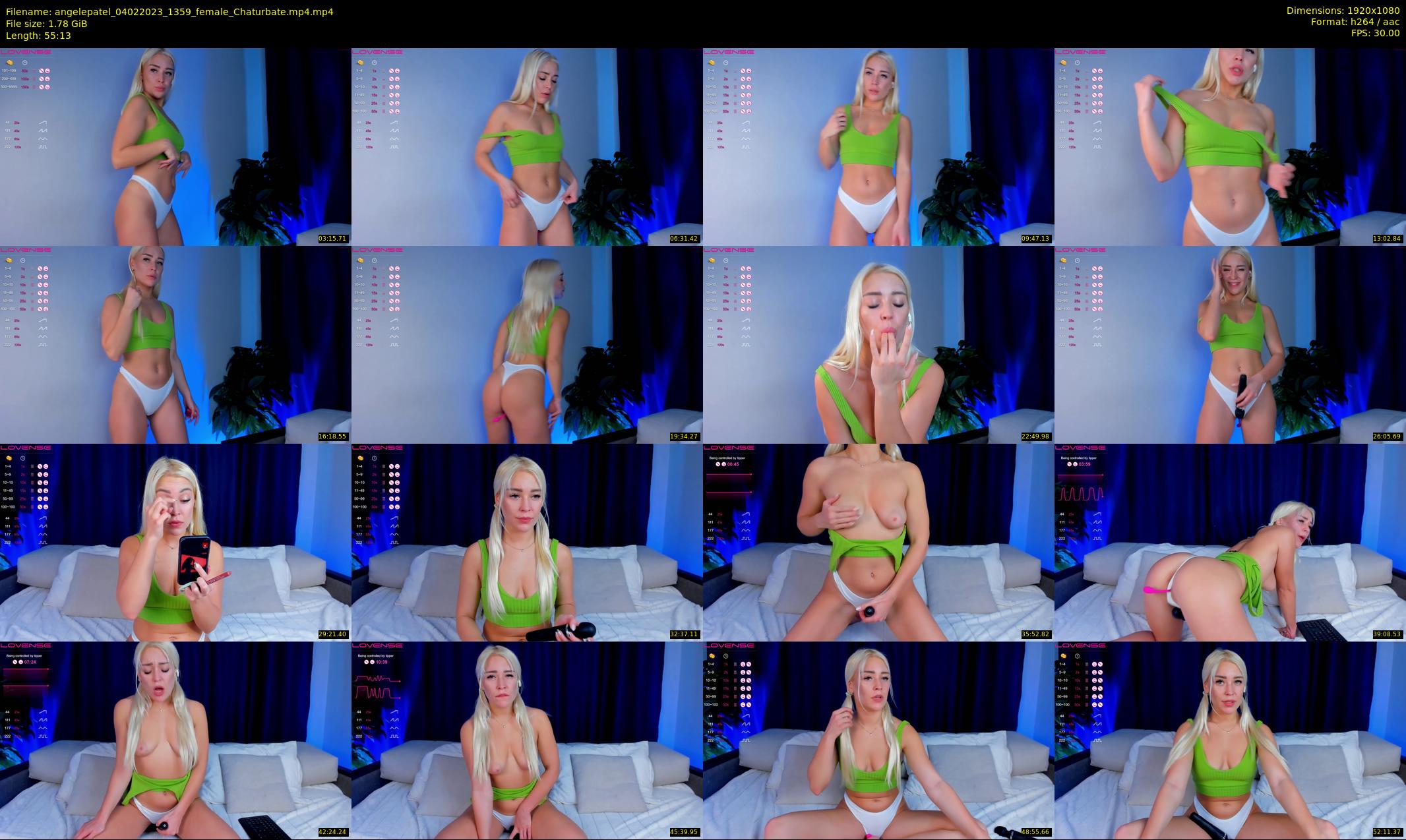 angelepatel — 56 minute Chaturbate female cam show recording, 1080p, Feb 4, 2023